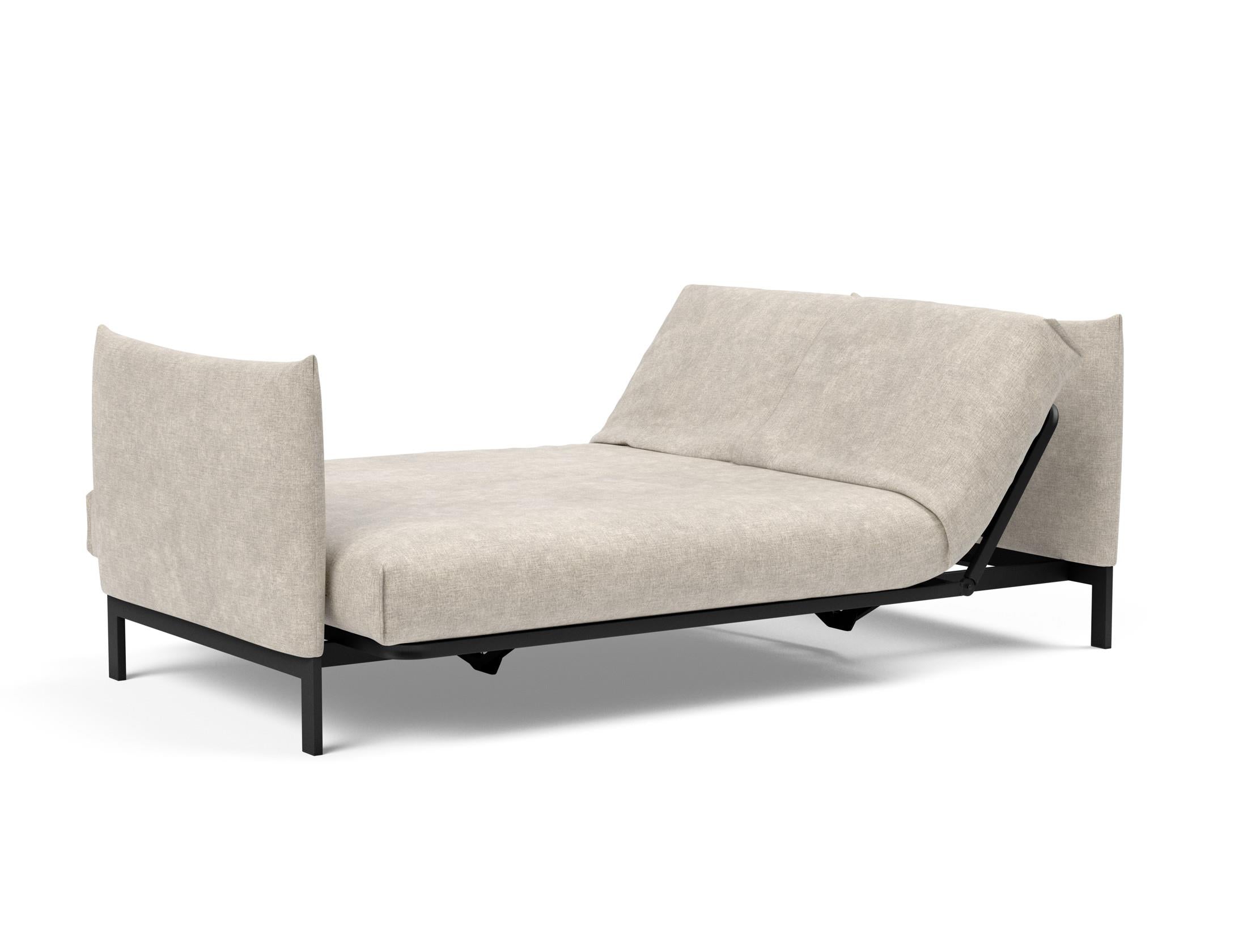 Entdecken Sie das Junus 140 Bettsofa Nordic Cover von Innovation Living – stilvolles Design trifft auf hohen Komfort und Funktionalität für Ihr Zuhause.