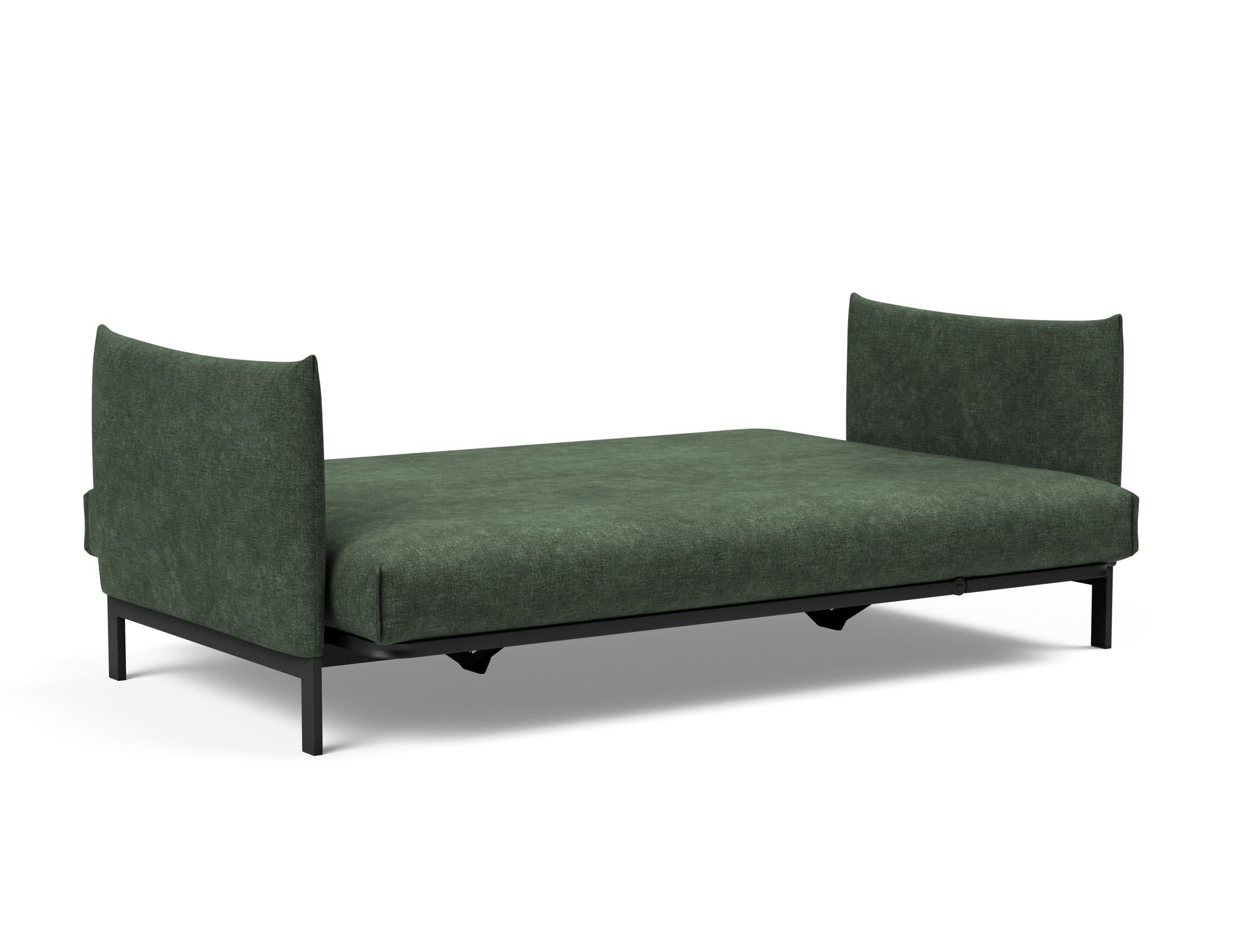 Erleben Sie das Junus 140 Bettsofa Nordic Cover von Innovation Living – eine stilvolle Lösung für Schlafen und Entspannen mit erstklassigem Komfort.