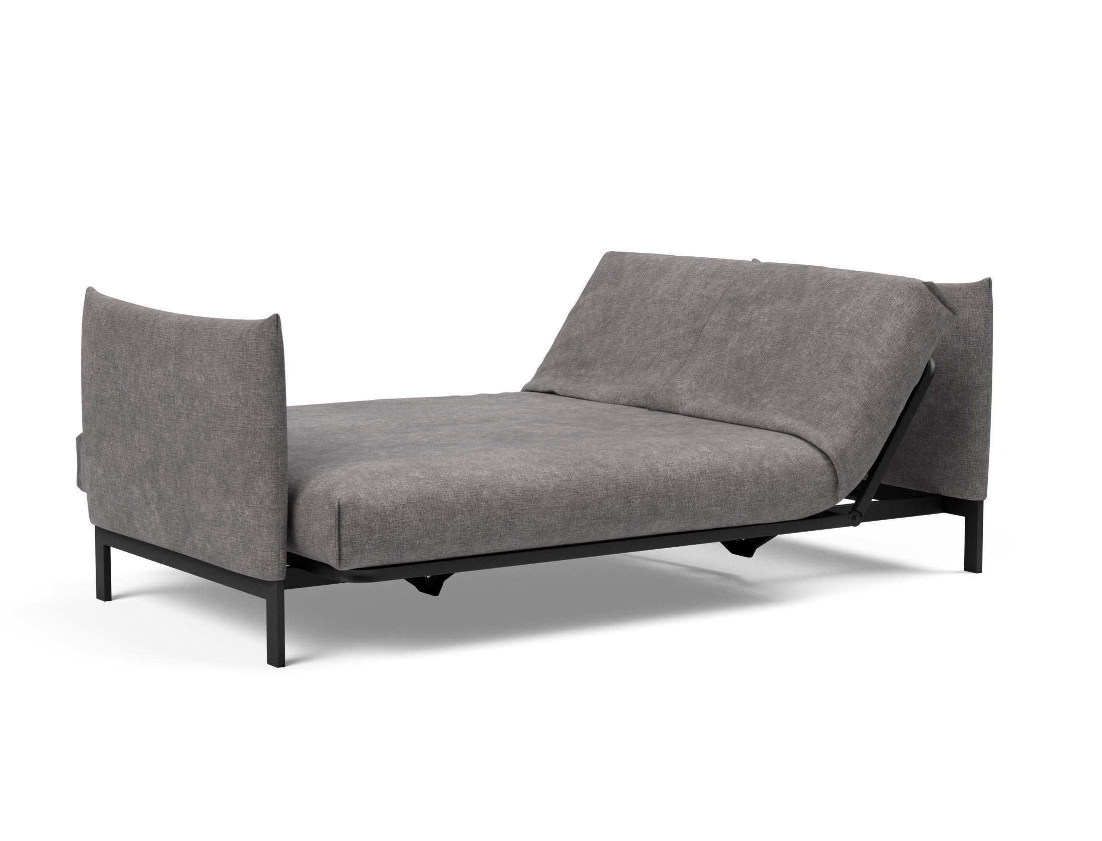 Erleben Sie das Junus 140 Bettsofa Nordic Cover von Innovation Living – eine elegante Lösung für Schlafen und Entspannen in jedem Raum.