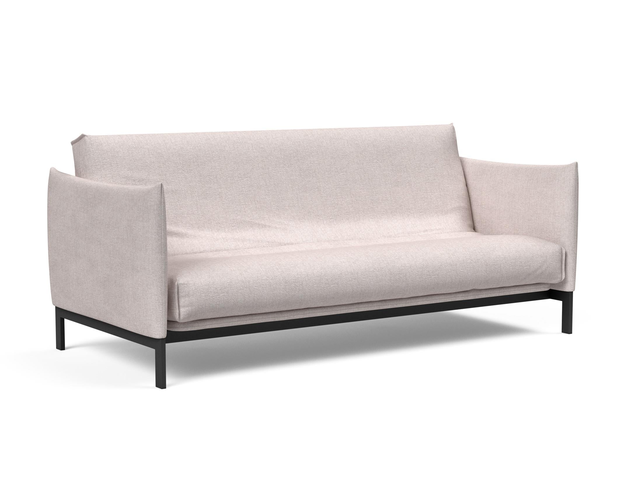 Erleben Sie das Junus 140 Bettsofa mit Nordic Cover von Innovation Living – eine perfekte Kombination aus modernem Stil und optimalem Schlafkomfort.