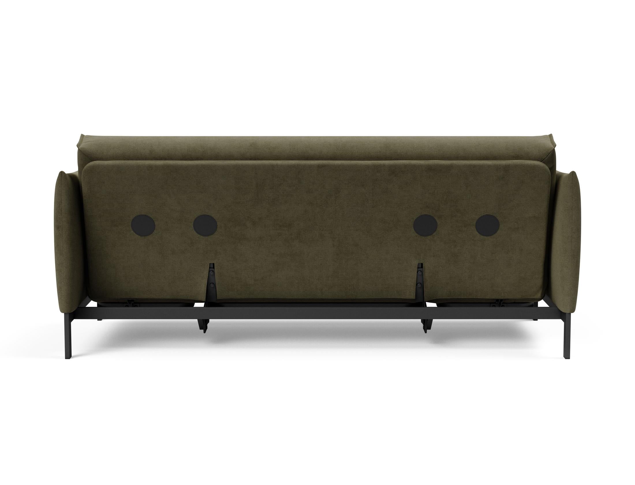 Erleben Sie das Junus 140 Bettsofa mit Nordic Cover von Innovation Living – eine perfekte Kombination aus modernem Stil und optimalem Schlafkomfort.