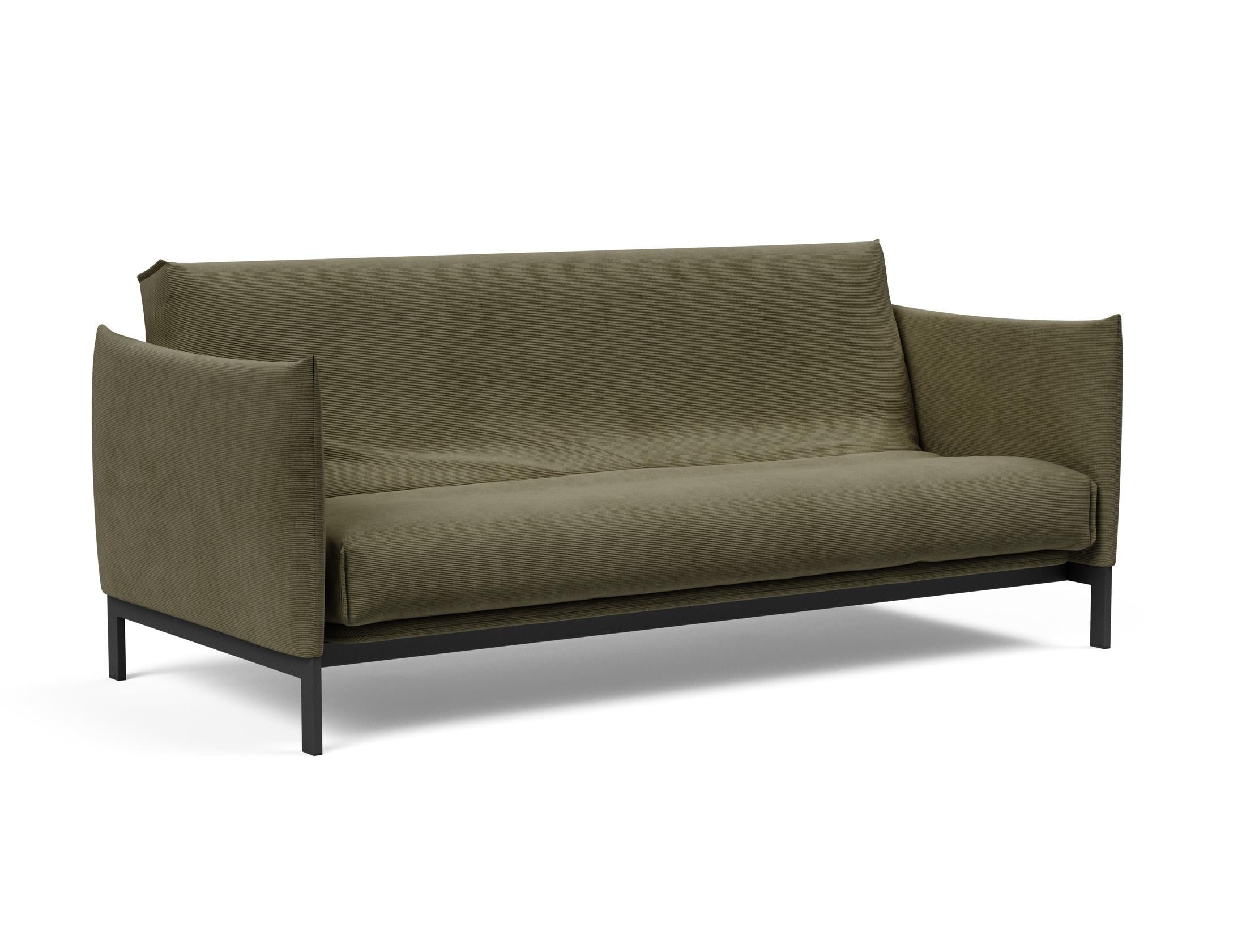 Erleben Sie das Junus 140 Bettsofa Nordic Cover von Innovation Living – ein elegantes, flexibles Möbelstück, das Komfort und Stil vereint.