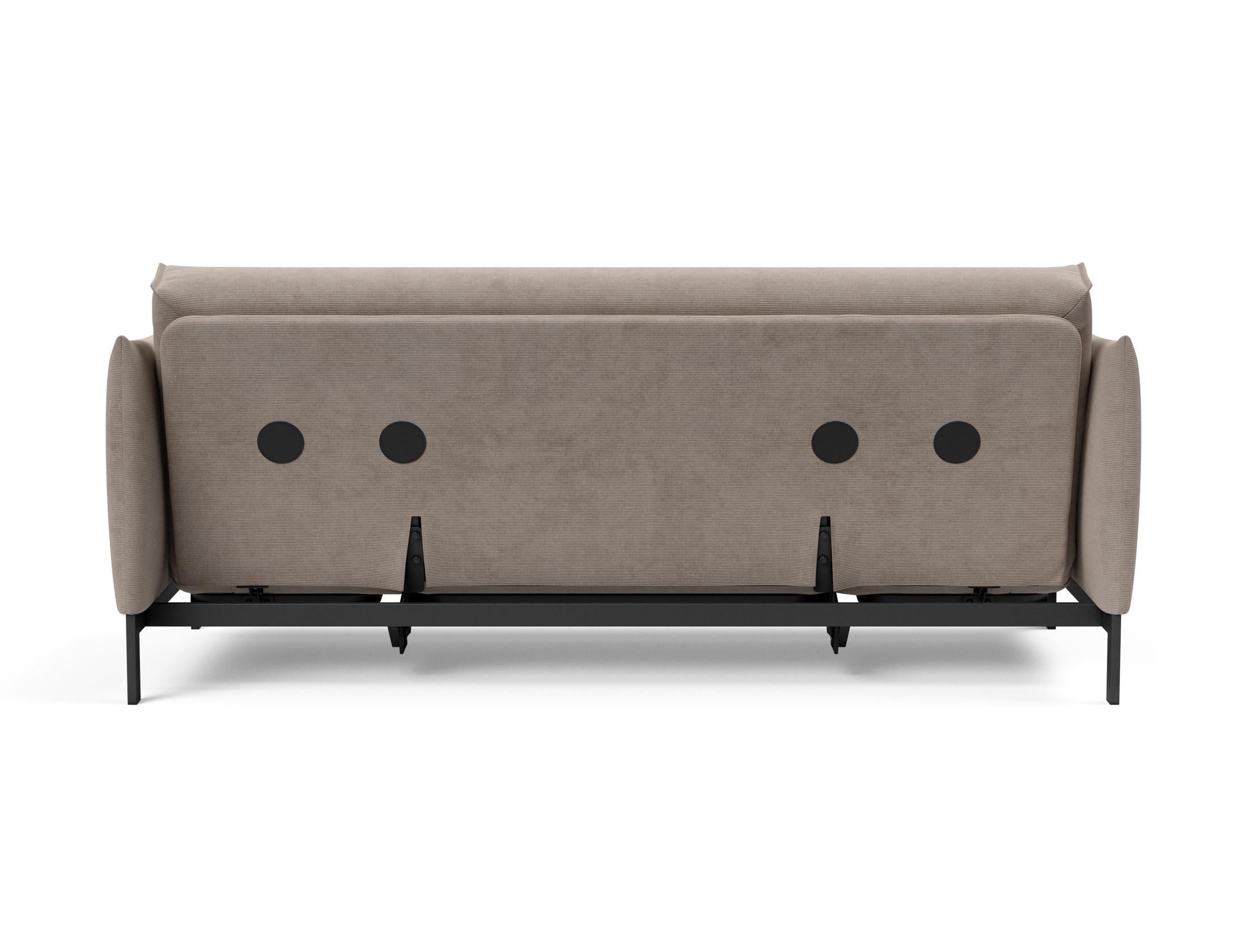 Erleben Sie das Junus 140 Bettsofa mit Nordic Cover von Innovation Living – eine perfekte Kombination aus modernem Stil und erstklassigem Schlafkomfort.