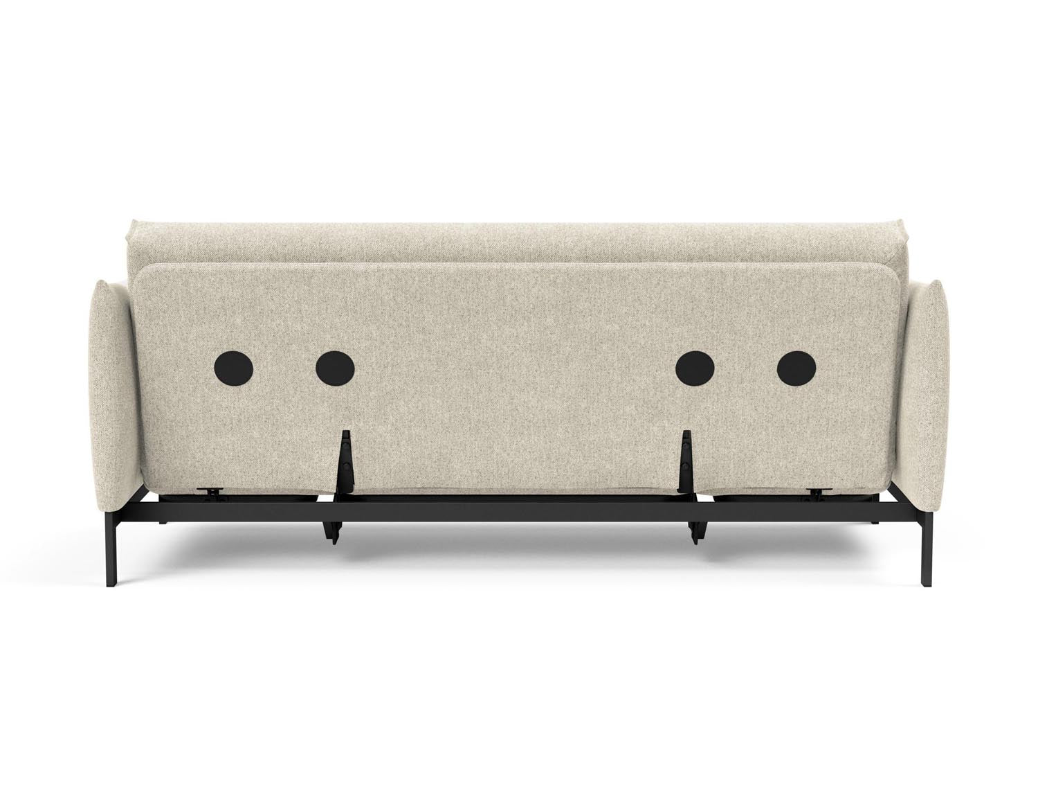 Erleben Sie das Junus 140 Bettsofa mit Nordic Cover von Innovation Living – eine perfekte Kombination aus modernem Stil und erstklassigem Schlafkomfort.