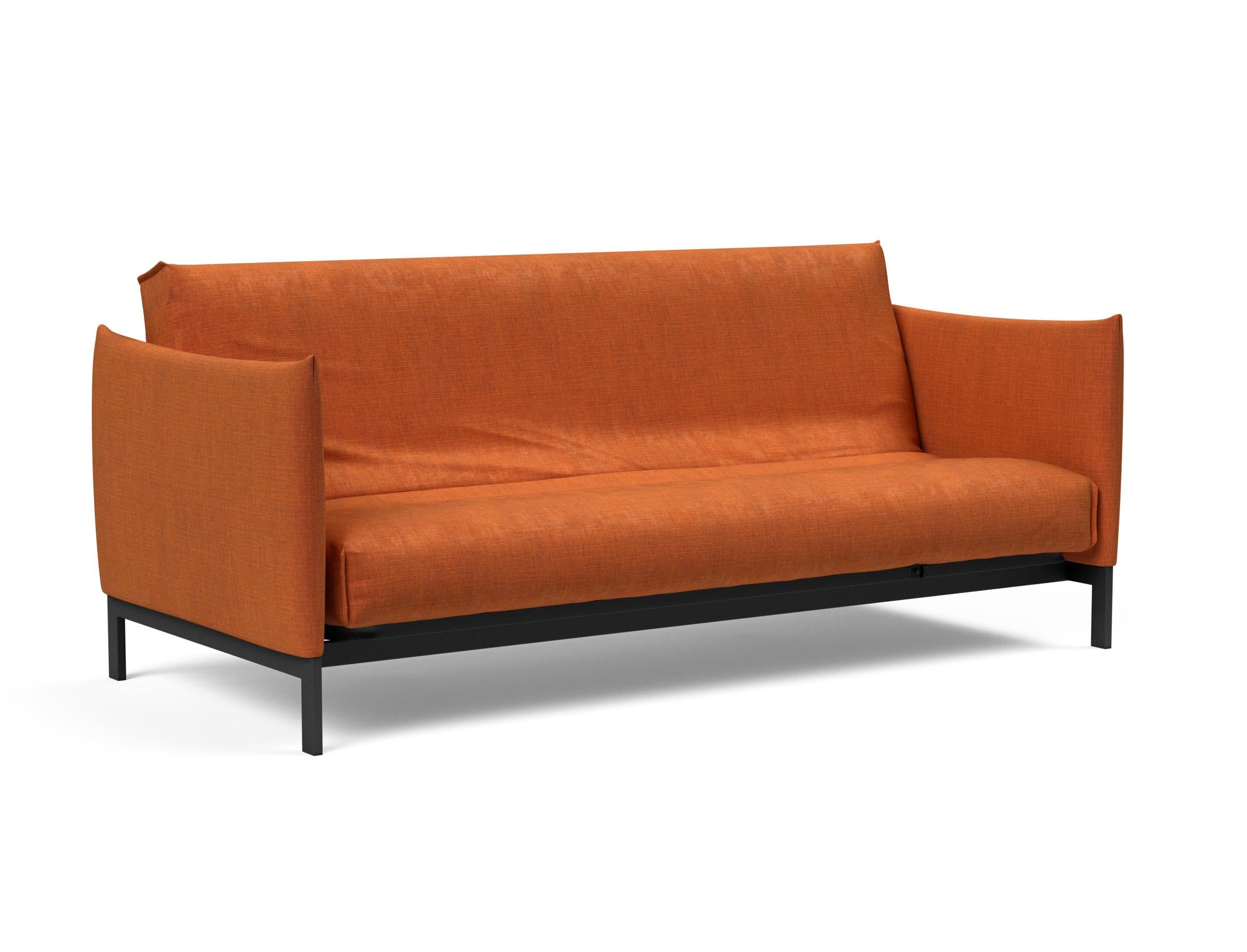 Erleben Sie das Junus 140 Bettsofa mit Nordic Cover von Innovation Living – eine perfekte Kombination aus modernem Stil und optimalem Schlafkomfort.