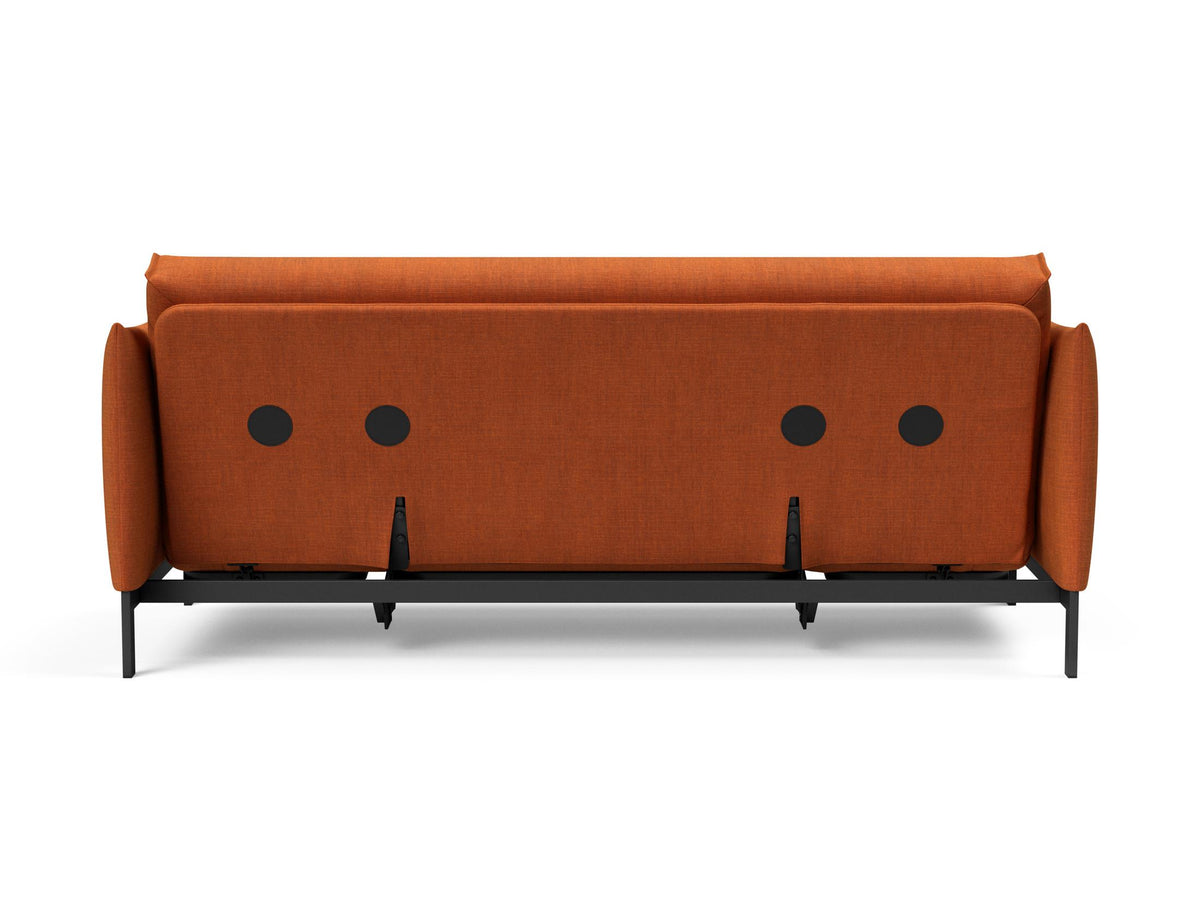 Junus 140 Bettsofa Nordic Cover Soft Spring in 412 Esina Rust Orange präsentiert im Onlineshop von KAQTU Design AG. Bettsofa ist von Innovation Living