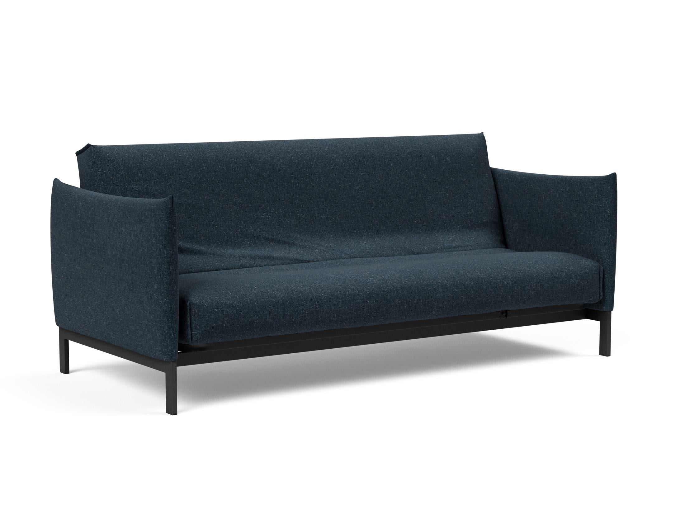 Erleben Sie das Junus 140 Bettsofa mit Nordic Cover von Innovation Living – eine perfekte Kombination aus modernem Stil und optimalem Komfort für Tag und Nacht.