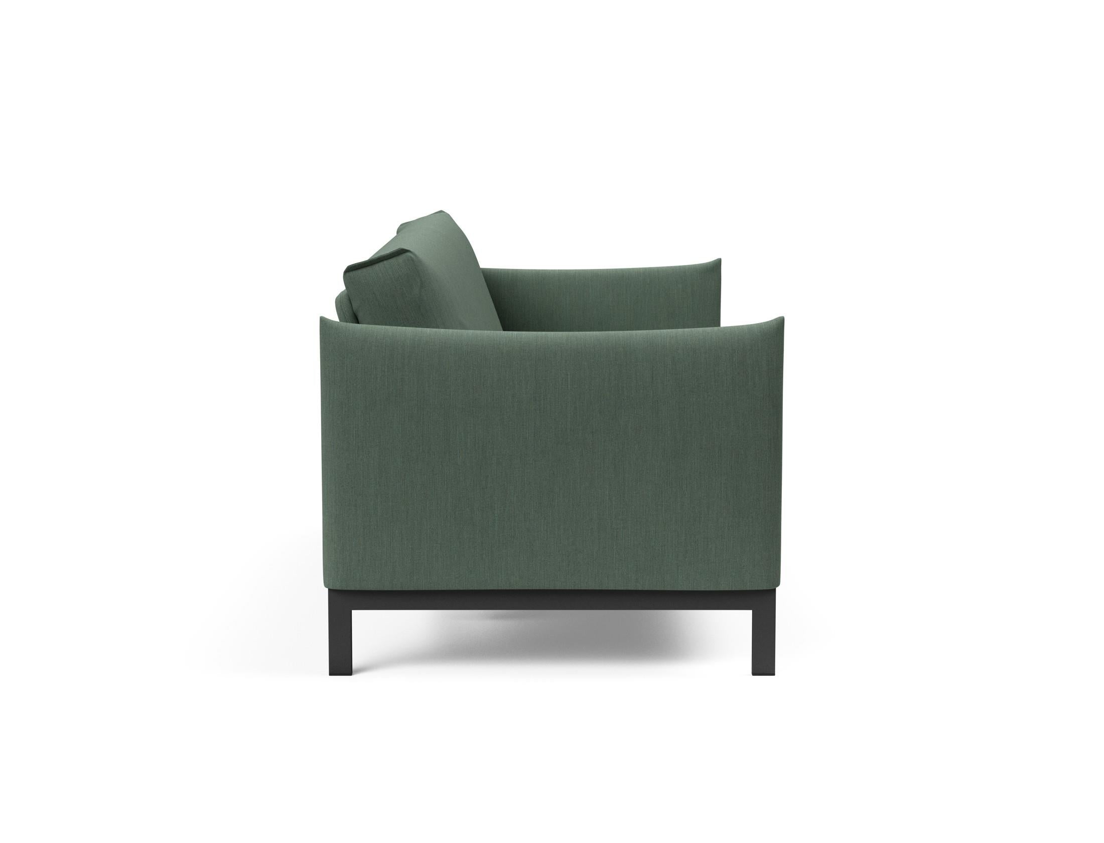 Entdecken Sie das Junus 140 Bettsofa mit Nordic Cover von Innovation Living – stilvolles Design trifft auf hervorragende Schlafqualität.