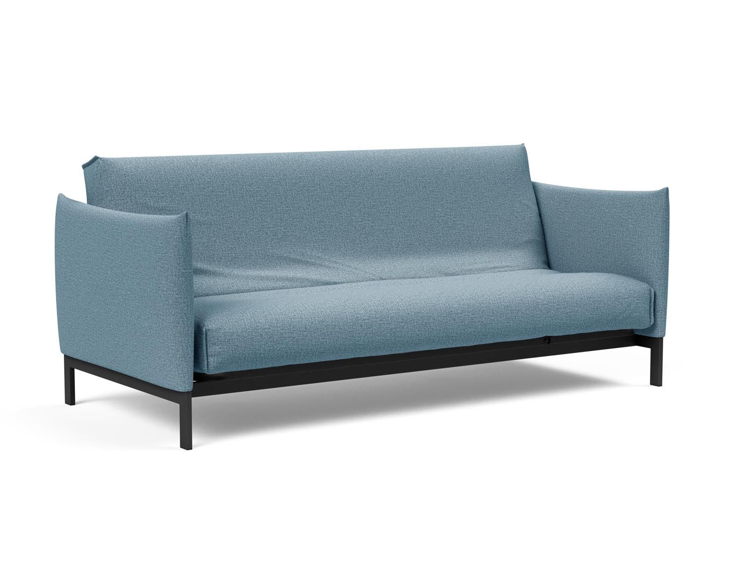Erleben Sie das Junus 140 Bettsofa mit Nordic Cover von Innovation Living – eine perfekte Kombination aus modernem Stil und optimalem Komfort für Tag und Nacht.