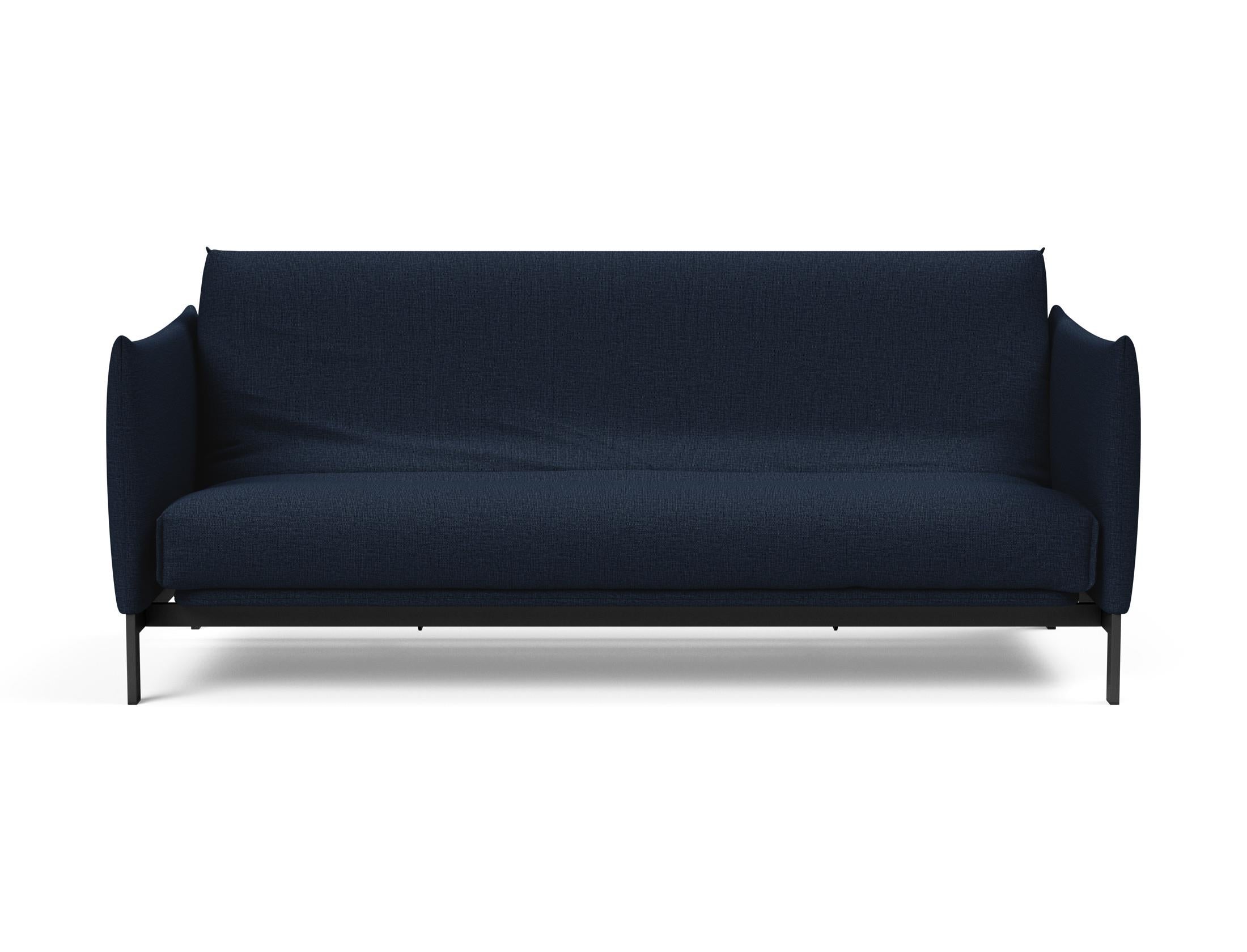 Modernes Junus 140 Bettsofa mit Nordic Cover und Soft Spring Gestellbezug, ideal für stilvolle Wohnräume und vielseitige Nutzung.