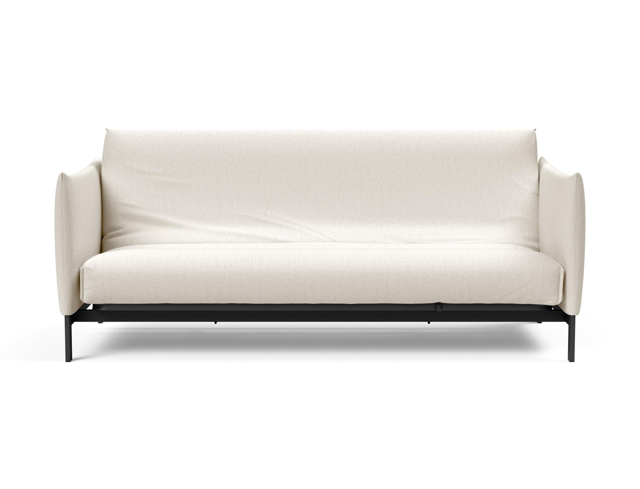 Elegantes Junus 140 Bettsofa mit Nordic Cover, das Komfort und Stil vereint – perfekt für Gäste und gemütliche Stunden.