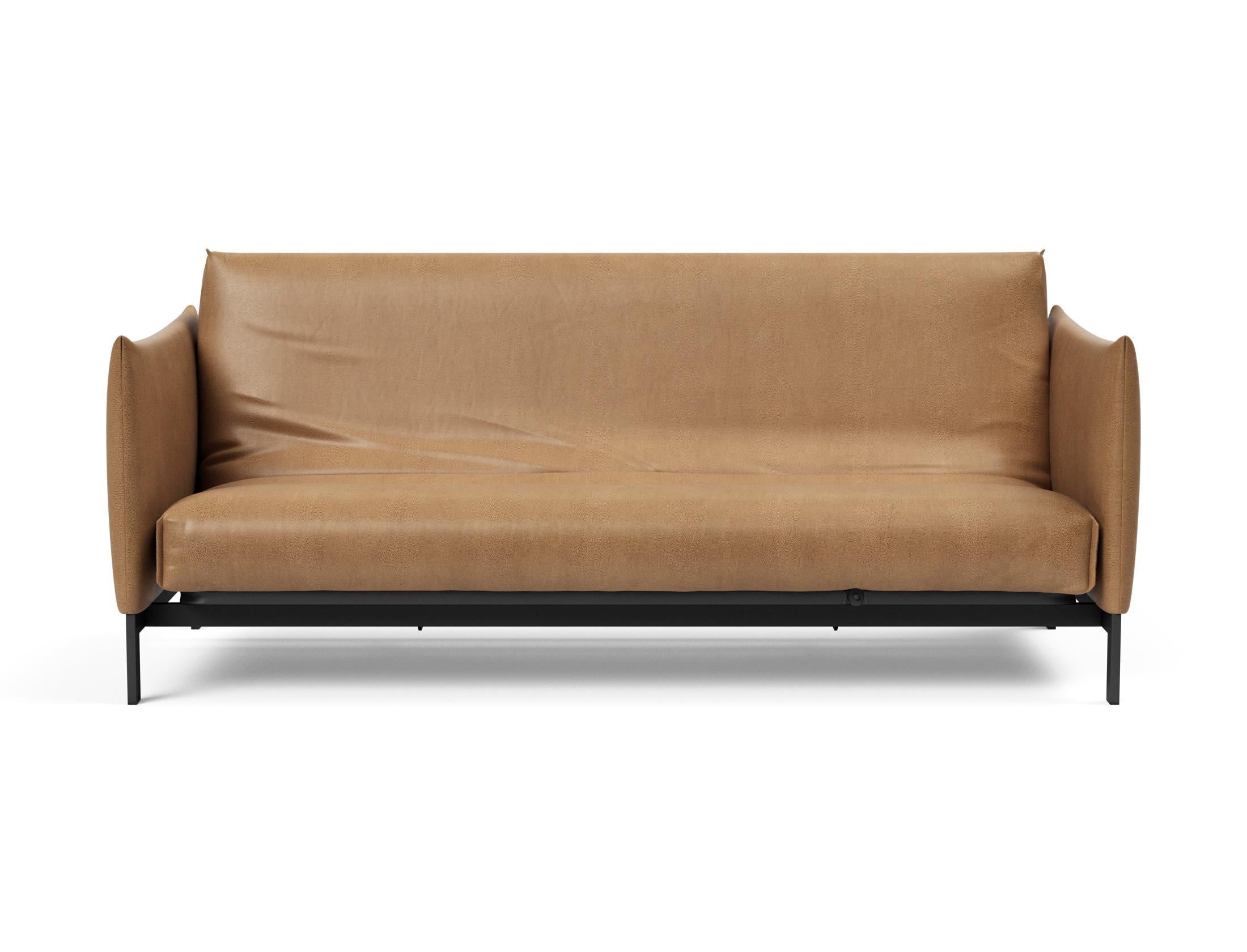 Modernes Junus 140 Bettsofa mit Nordic Cover, ideal für entspannte Stunden und geschmackvolle Wohnräume. Praktisch und stilvoll.