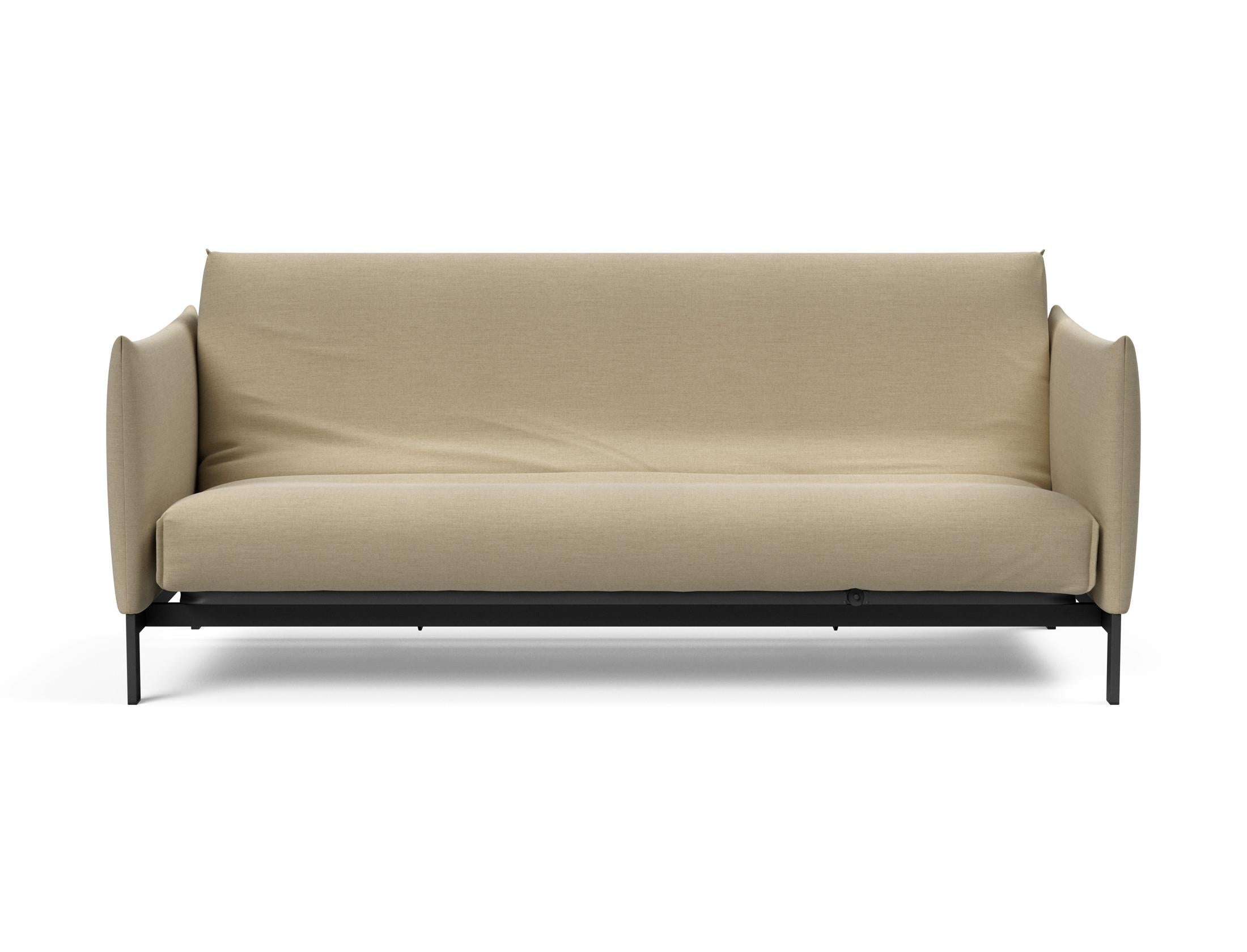 Modernes Junus 140 Bettsofa mit Nordic Cover, ideal für entspannte Stunden und elegantes Wohnen. Kombination aus skandinavischem Stil und Komfort.