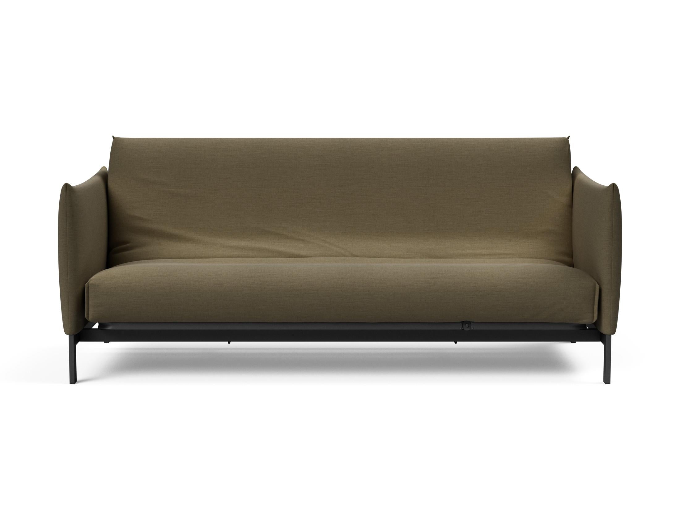 Stylisches Junus 140 Bettsofa mit Nordic Cover, perfekt für gemütliche Abende und stilvolle Einrichtung im skandinavischen Design.