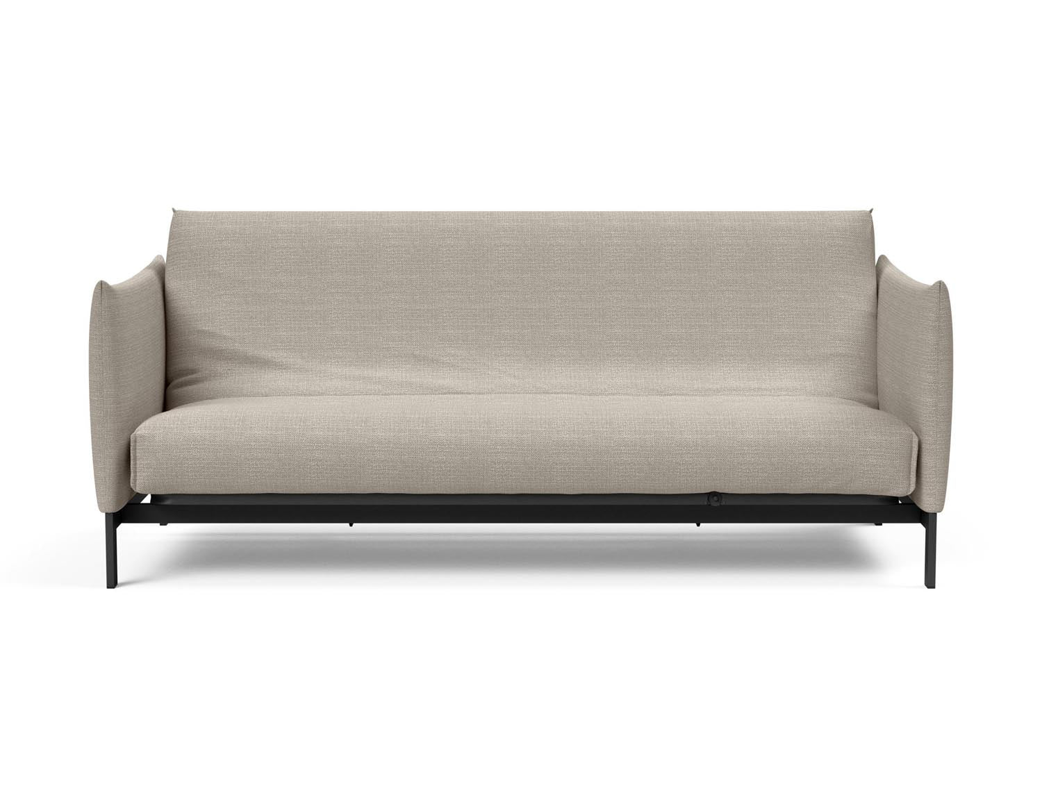 Modernes Junus 140 Bettsofa mit weichem Nordic Cover, ideal für entspannte Stunden und elegantes skandinavisches Ambiente.