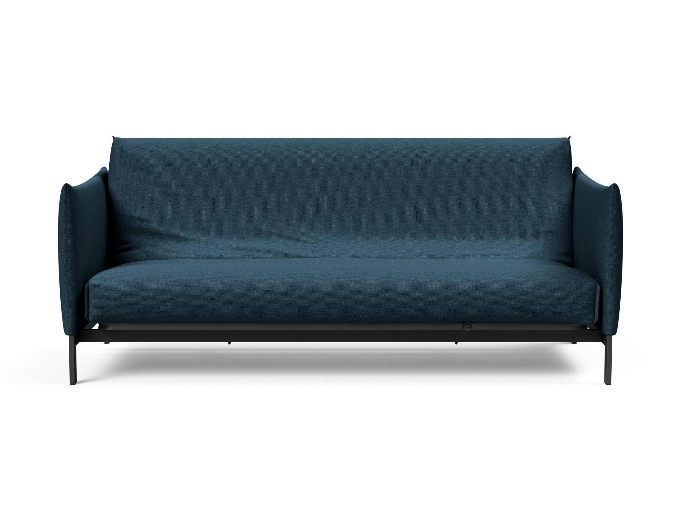 Stylisches Junus 140 Bettsofa mit Nordic Cover, perfekt für gemütliche Abende und skandinavisches Design in Ihrem Wohnraum.