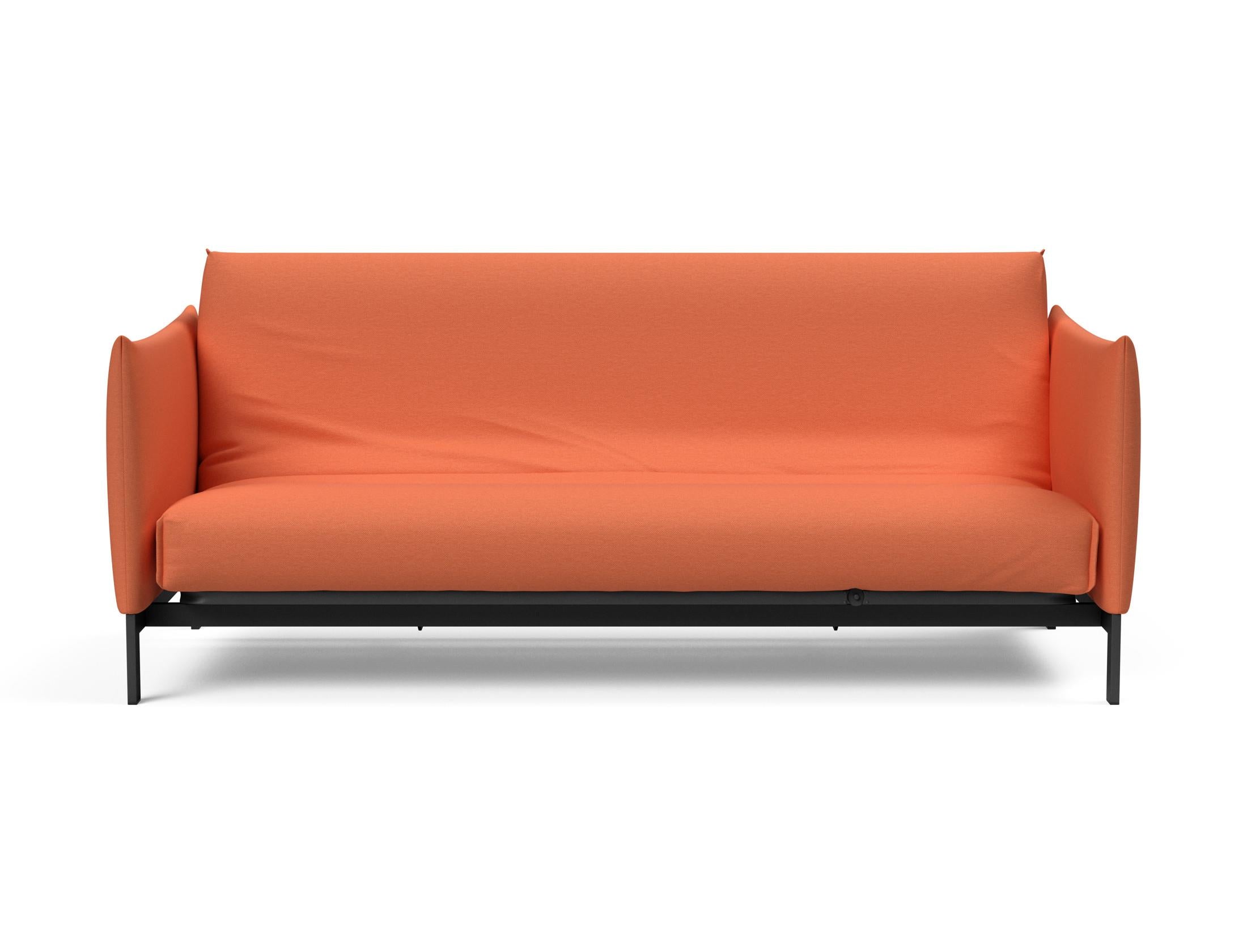 Modernes Junus 140 Bettsofa mit Nordic Cover, ideal für stilvolle Entspannung und skandinavische Eleganz in jedem Zuhause.