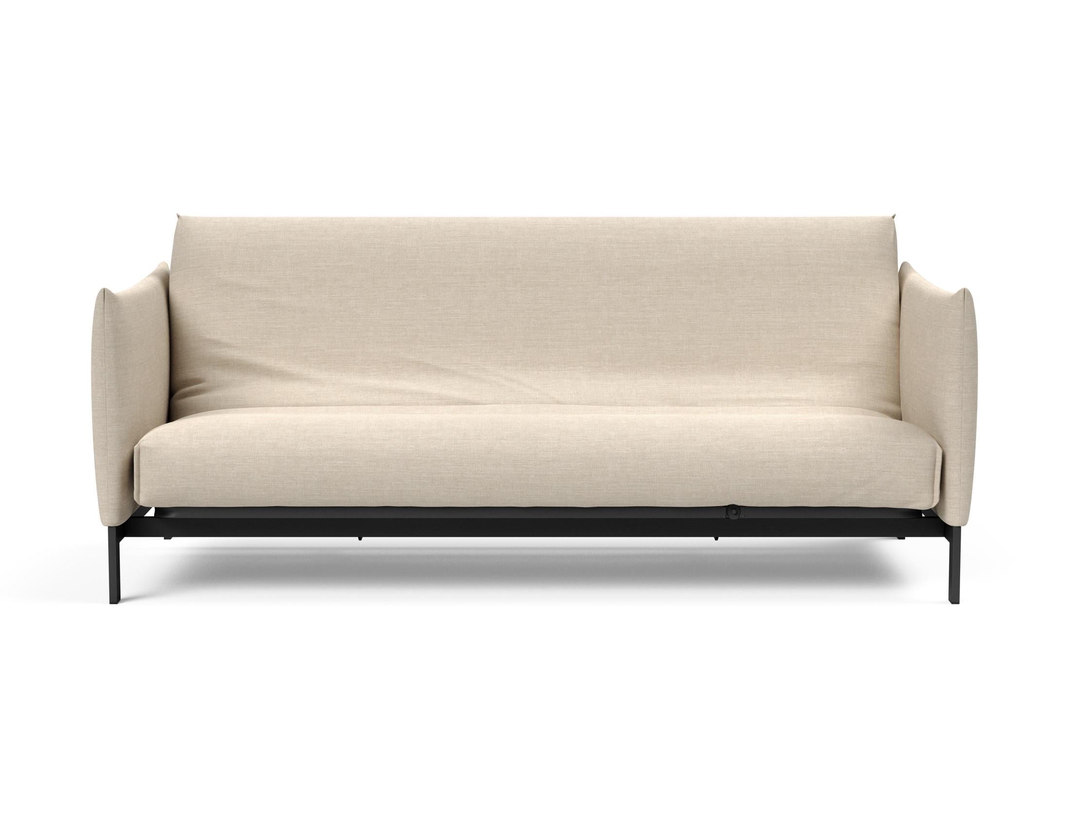 Modernes Junus 140 Bettsofa mit Nordic Cover, ideal für entspannte Stunden und stilvolle Akzente in jedem Zuhause.