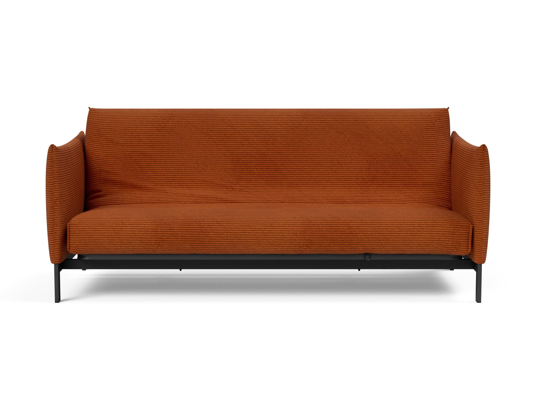 Elegantes Junus 140 Bettsofa mit Nordic Cover, ideal für entspannte Stunden und geschmackvolle Wohnräume.