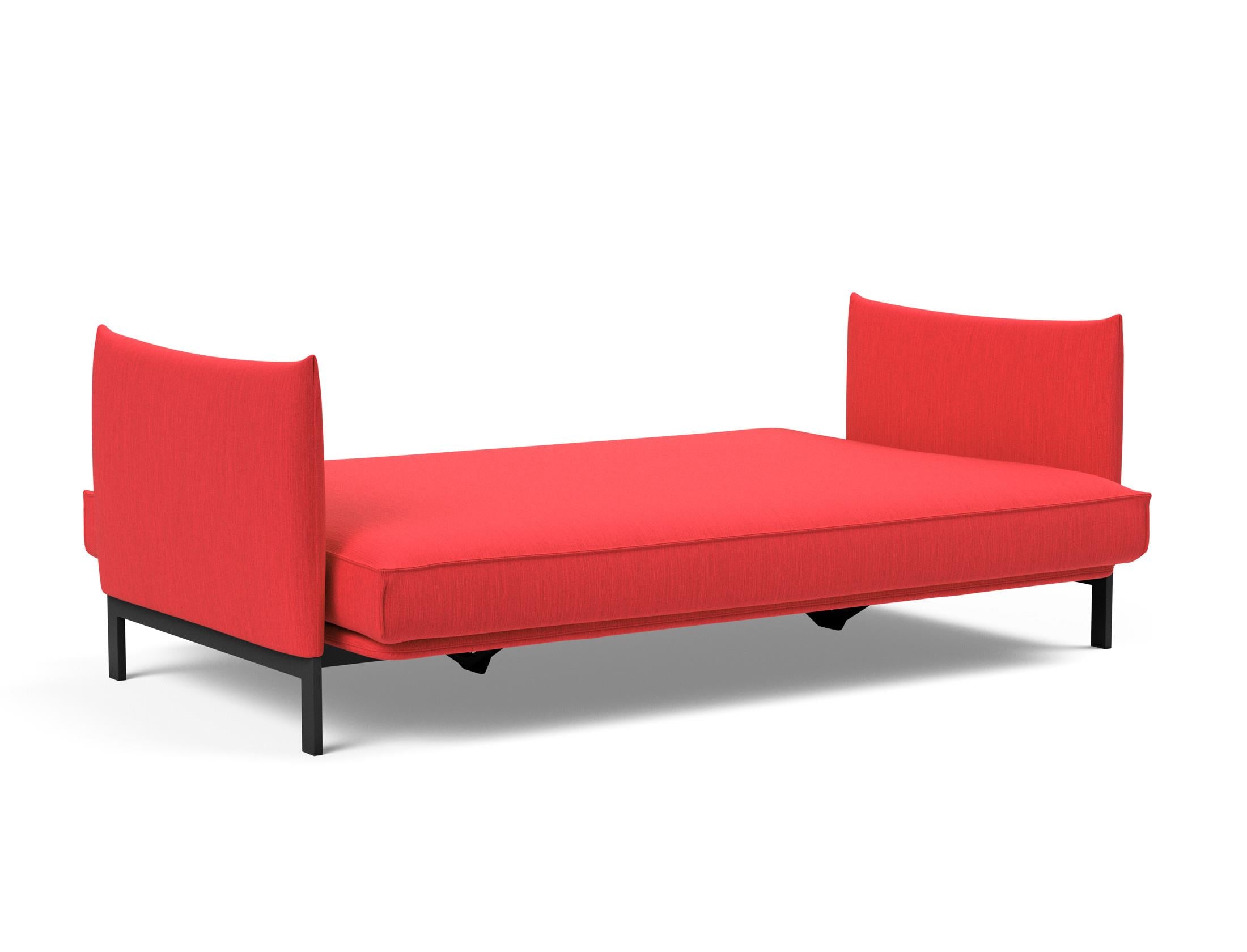 Erleben Sie das Junus 140 Bettsofa Sharp Plus Cover – modernes dänisches Design, abnehmbarer Bezug und luxuriöse Soft Spring Matratze für optimalen Komfort.