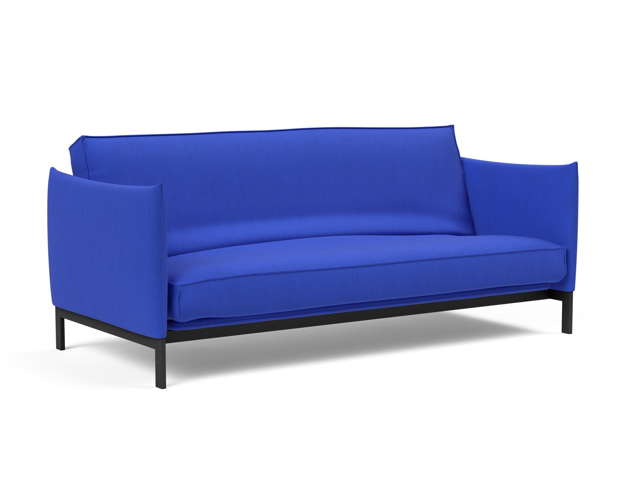 Erleben Sie das Junus 140 Bettsofa Sharp Plus Cover – modernes dänisches Design, abnehmbarer Bezug und luxuriöse Soft Spring Matratze für optimalen Komfort.