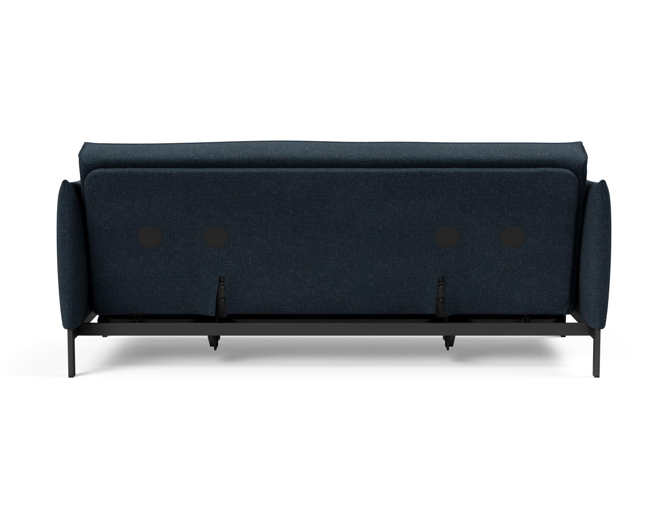 Erleben Sie das Junus 140 Bettsofa Sharp Plus Cover – modernes dänisches Design, abnehmbarer Bezug und luxuriöse Soft Spring Matratze für optimalen Komfort.