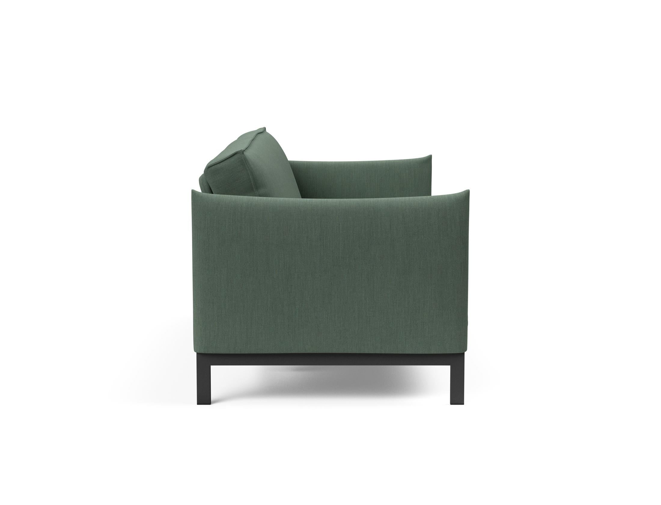 Entdecken Sie das Junus 140 Bettsofa Sharp Plus Cover – stilvolles, multifunktionales Möbelstück mit abnehmbarem Bezug und hochwertiger Soft Spring Matratze.