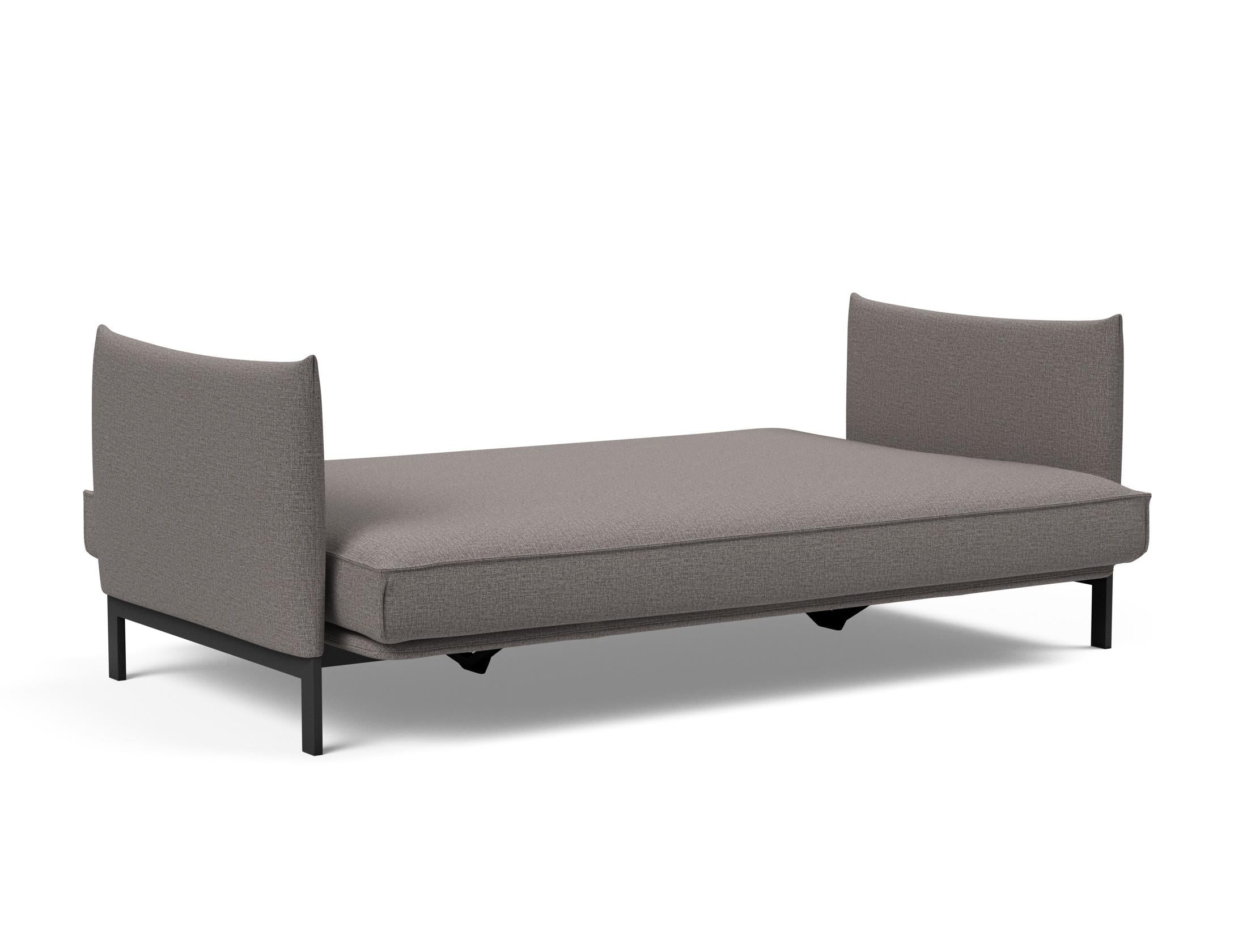 Erleben Sie das Junus 140 Bettsofa Sharp Plus Cover – modernes dänisches Design, abnehmbarer Bezug und luxuriöse Soft Spring Matratze für optimalen Komfort.