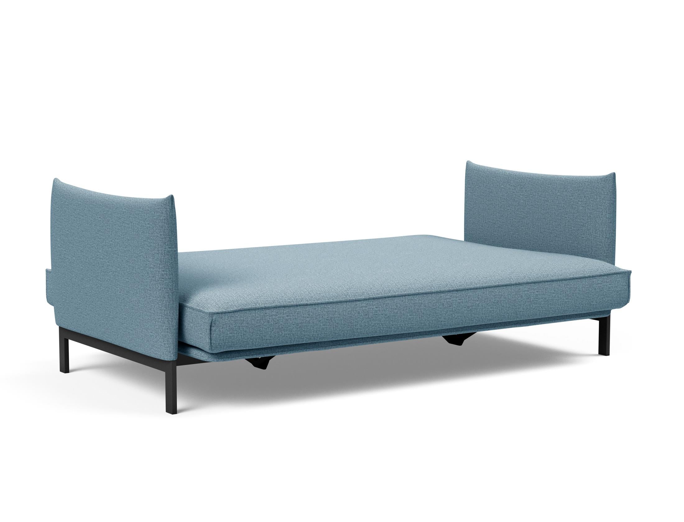 Erleben Sie das Junus 140 Bettsofa Sharp Plus Cover – ein elegantes, praktisches Sofa mit abnehmbarem Bezug und komfortabler Soft Spring Matratze für Ihr Zuhause.