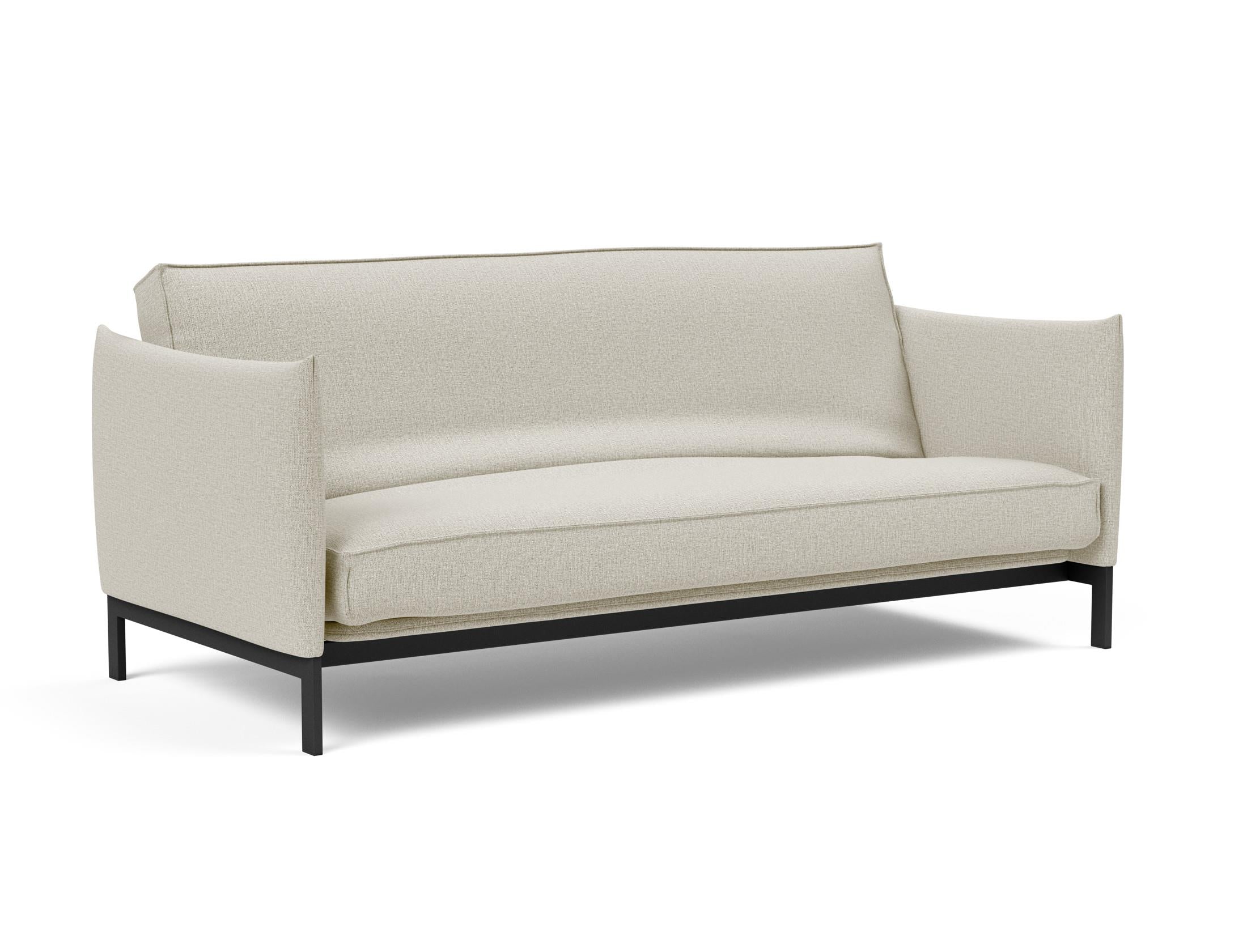 Erleben Sie das Junus 140 Bettsofa Sharp Plus Cover – ein elegantes, praktisches Sofa mit abnehmbarem Bezug und komfortabler Soft Spring Matratze für Ihr Zuhause.