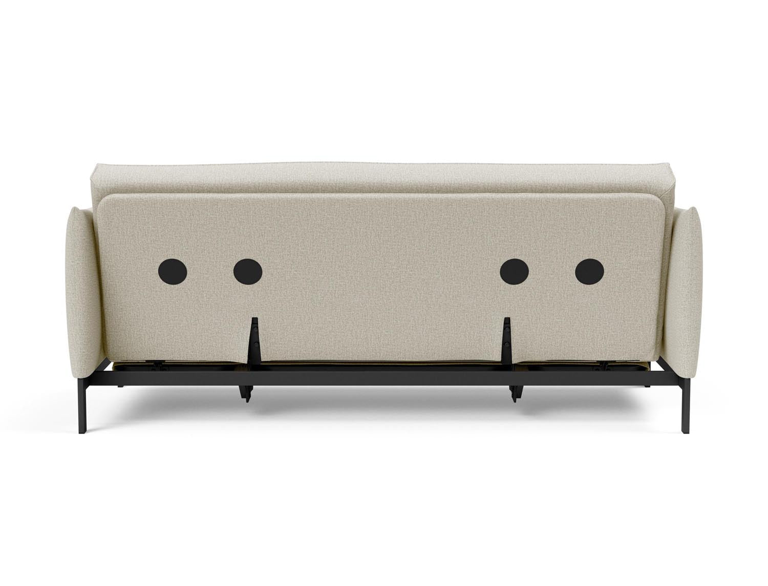 Erleben Sie das Junus 140 Bettsofa Sharp Plus Cover – modernes dänisches Design, abnehmbarer Bezug und luxuriöse Soft Spring Matratze für optimalen Komfort.