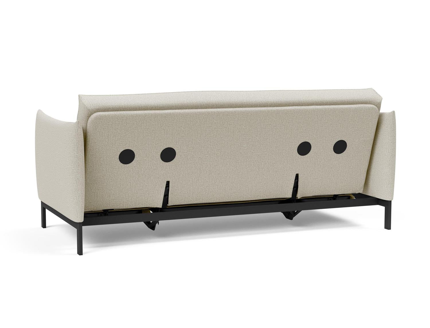 Entdecken Sie das Junus 140 Bettsofa Sharp Plus Cover – stilvolles, multifunktionales Möbelstück mit abnehmbarem Bezug und hochwertiger Soft Spring Matratze.