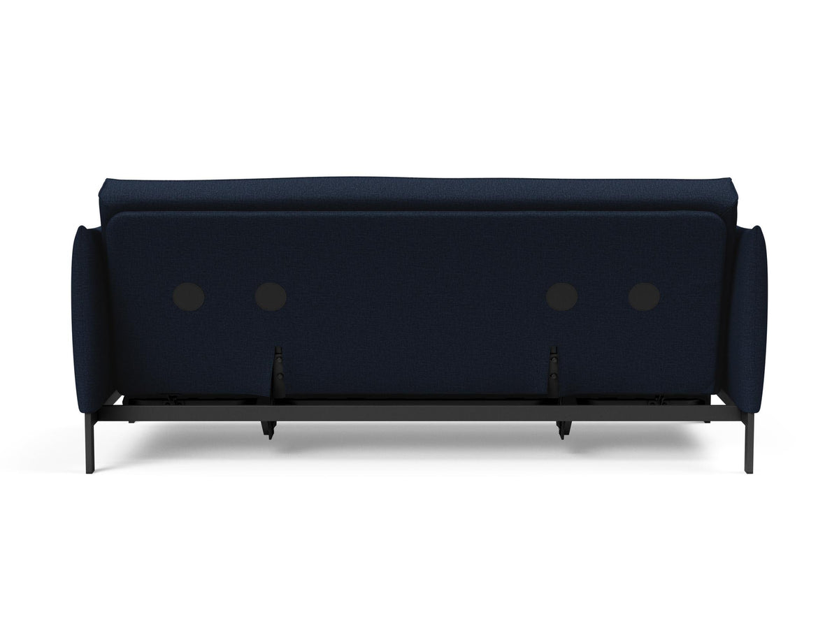 Junus 140 Bettsofa Sharp Plus Cover mit Gestellbezug Soft Spring in 528 Mixed Dance Blue präsentiert im Onlineshop von KAQTU Design AG. Bettsofa ist von Innovation Living