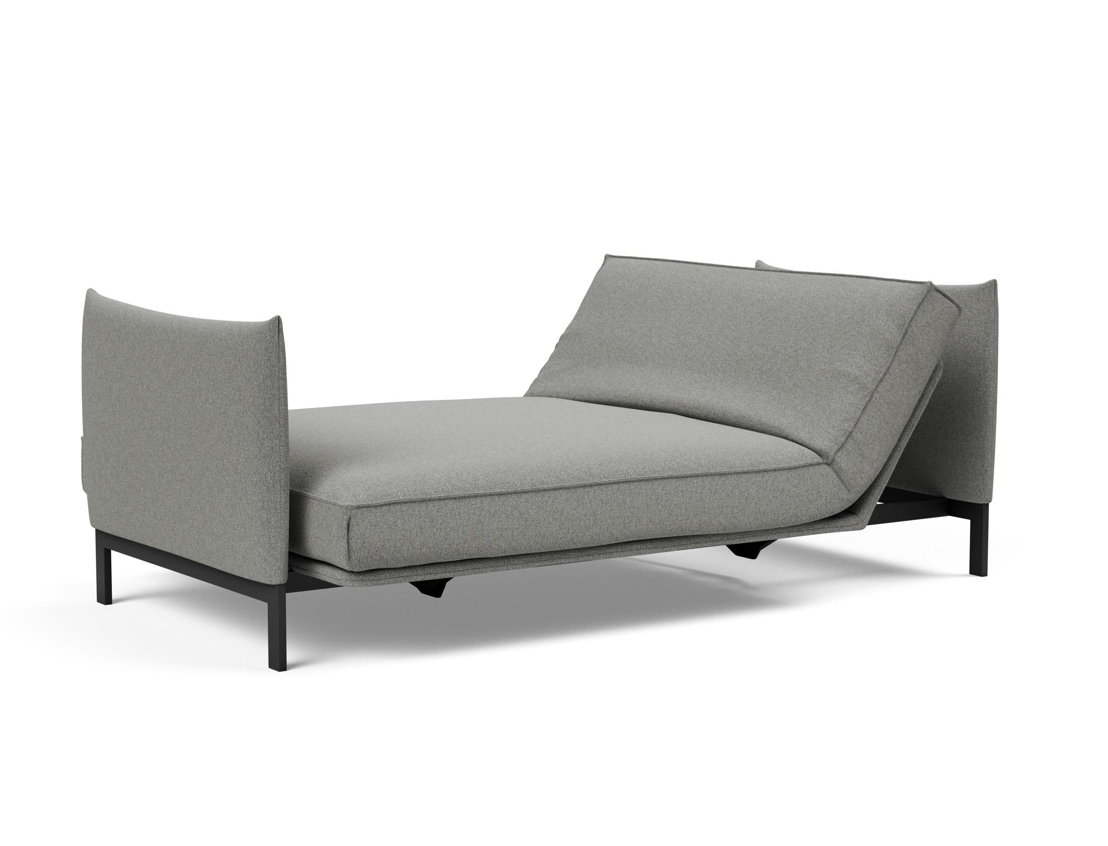 Entdecken Sie das Junus 140 Bettsofa Sharp Plus Cover – stilvolles, multifunktionales Möbelstück mit abnehmbarem Bezug und hochwertiger Soft Spring Matratze.