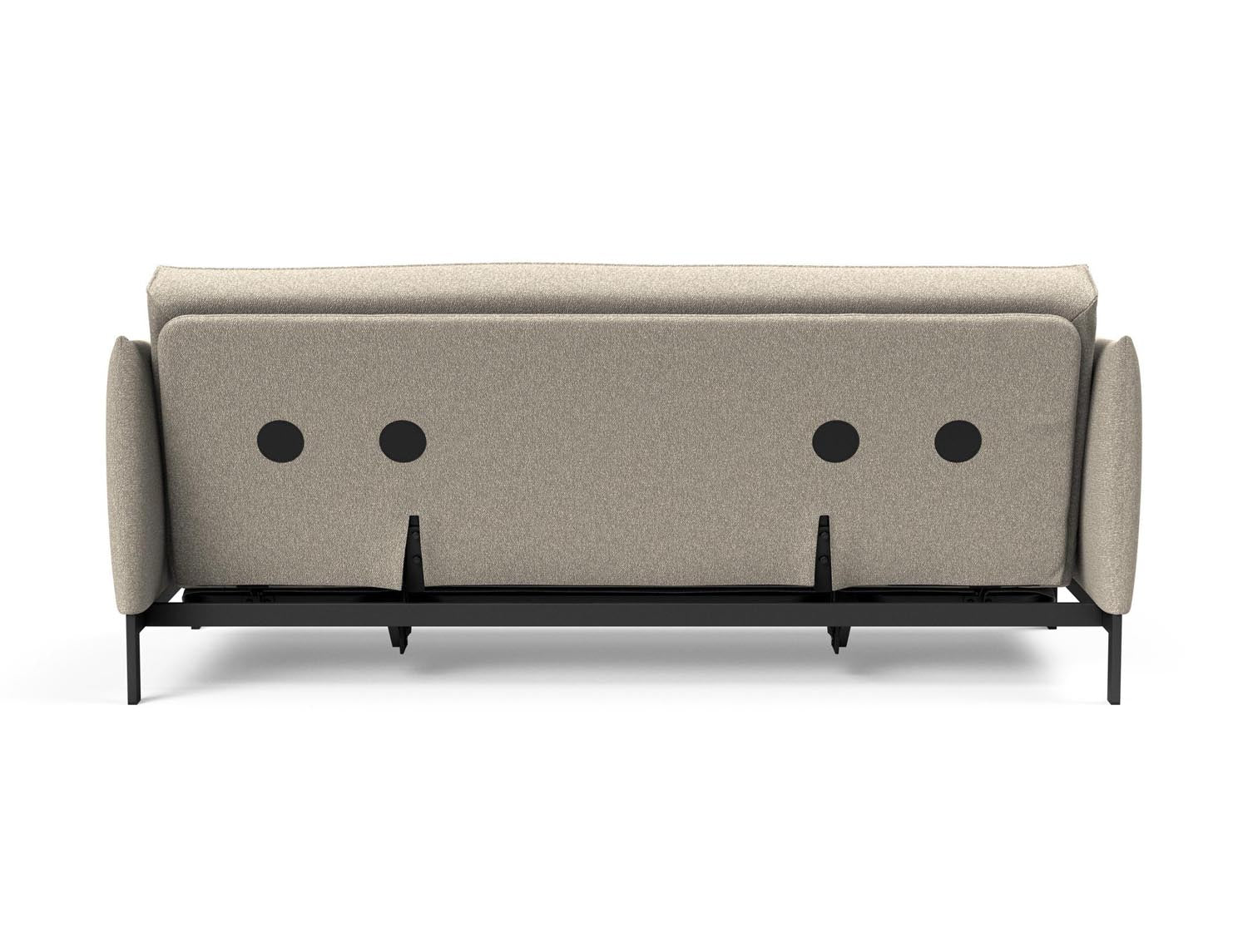 Erleben Sie das Junus 140 Bettsofa Sharp Plus Cover – ein elegantes, praktisches Sofa mit abnehmbarem Bezug und komfortabler Soft Spring Matratze für Ihr Zuhause.