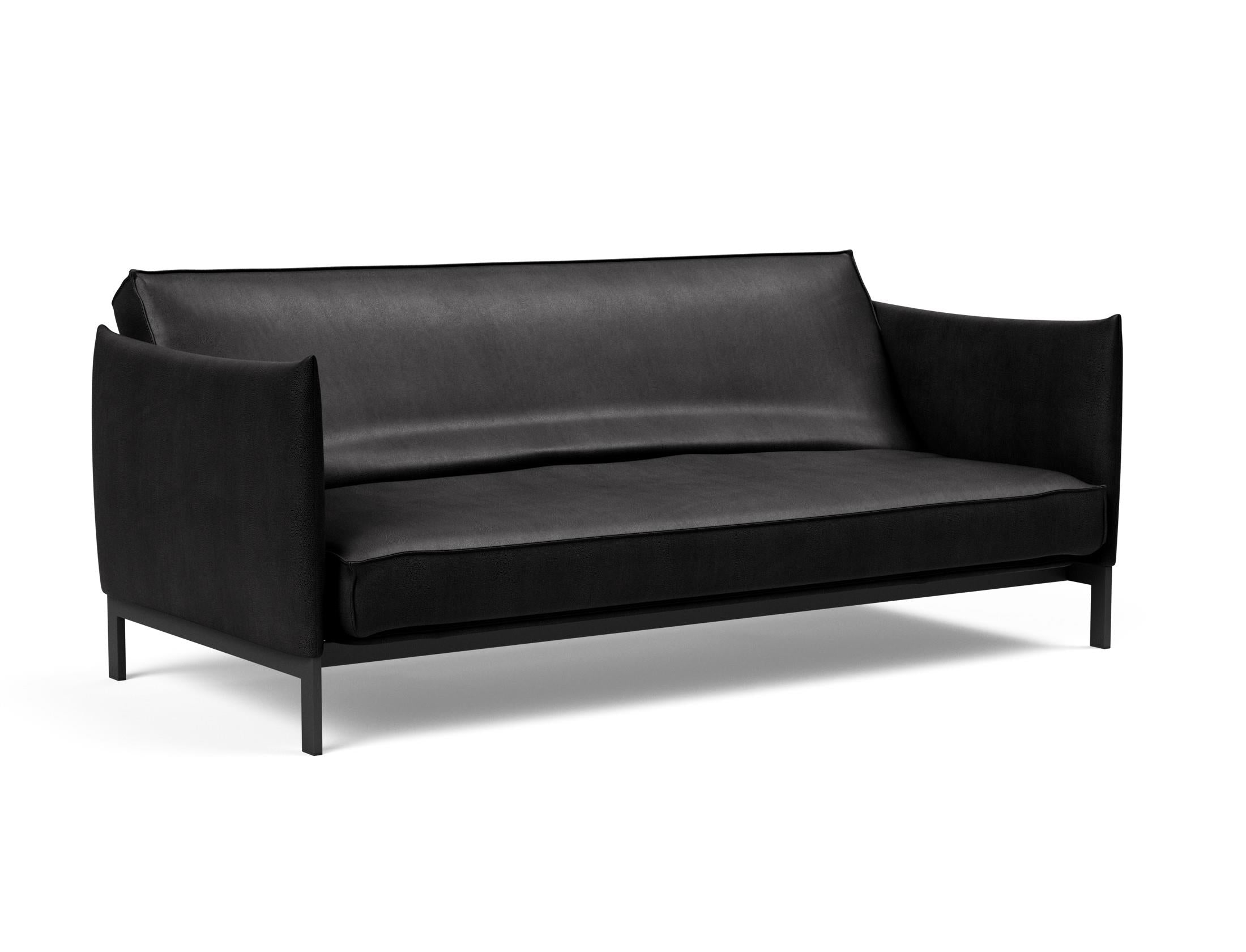 Erleben Sie das Junus 140 Bettsofa Sharp Plus Cover – ein elegantes, praktisches Sofa mit abnehmbarem Bezug und komfortabler Soft Spring Matratze für Ihr Zuhause.