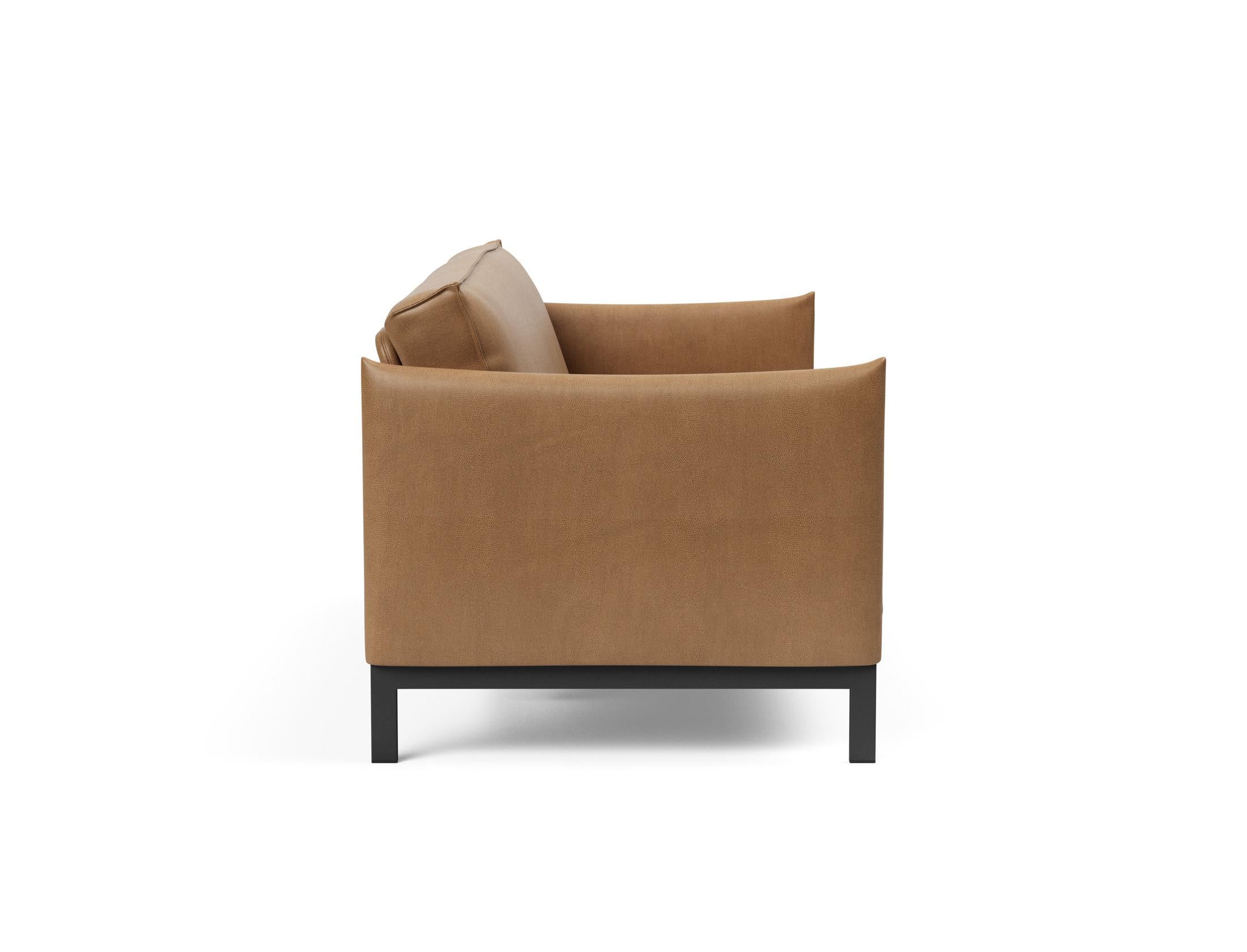 Entdecken Sie das Junus 140 Bettsofa Sharp Plus Cover – stilvolles, multifunktionales Möbelstück mit abnehmbarem Bezug und hochwertiger Soft Spring Matratze.
