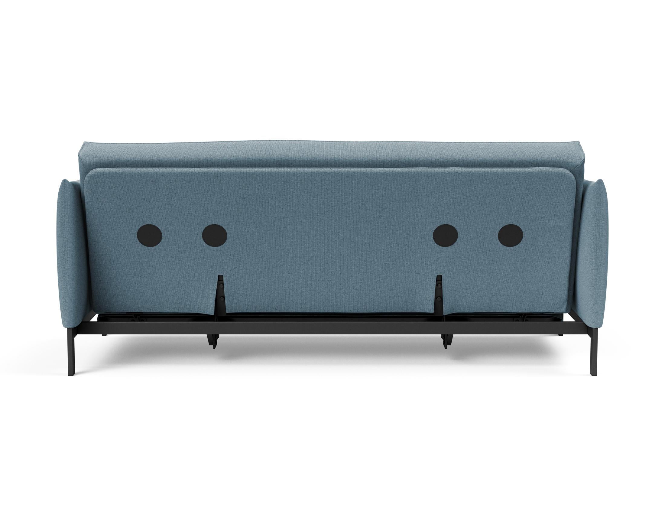 Erleben Sie das Junus 140 Bettsofa Sharp Plus Cover – modernes dänisches Design, abnehmbarer Bezug und luxuriöse Soft Spring Matratze für optimalen Komfort.