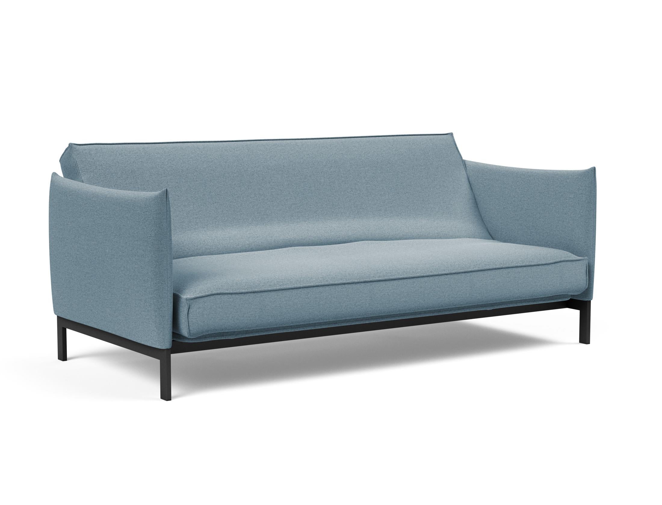 Erleben Sie das Junus 140 Bettsofa Sharp Plus Cover – ein elegantes, praktisches Sofa mit abnehmbarem Bezug und komfortabler Soft Spring Matratze für Ihr Zuhause.