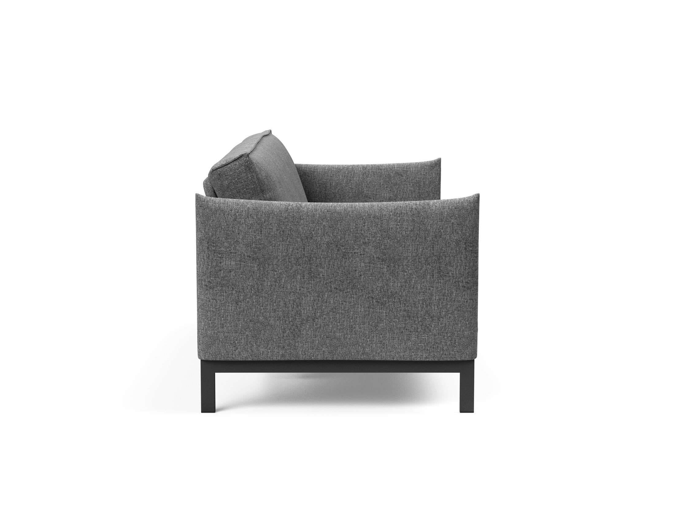 Entdecken Sie das Junus 140 Bettsofa Sharp Plus Cover – stilvolles, multifunktionales Möbelstück mit abnehmbarem Bezug und hochwertiger Soft Spring Matratze.