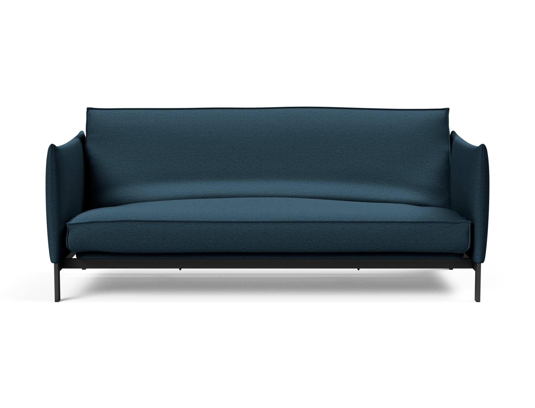 Stylisches Junus 140 Bettsofa in modernem Design, ausgestattet mit einem komfortablen Sharp Plus Bezug und einem Soft Spring Gestell.