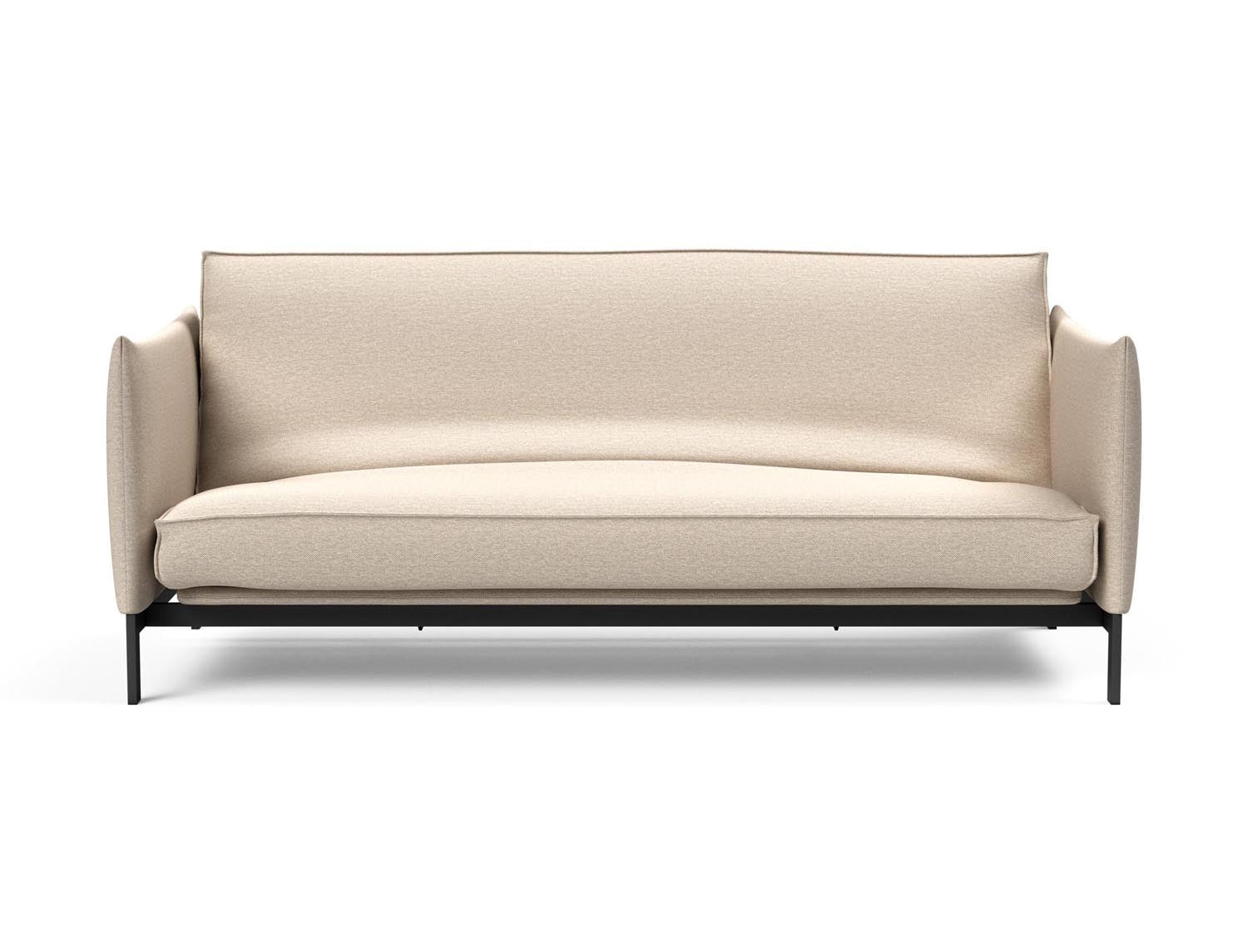 Modernes Junus 140 Bettsofa mit weichem Sharp Plus Bezug und robustem Soft Spring Gestell, perfekt für gemütliche und stilvolle Einrichtung.