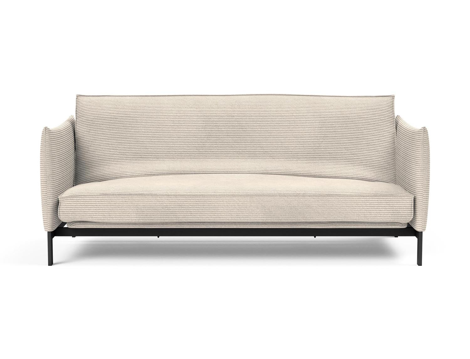 Modernes Junus 140 Bettsofa mit Soft Spring Bezug, perfekt für gemütliche Abende und stilvolle Wohnräume.