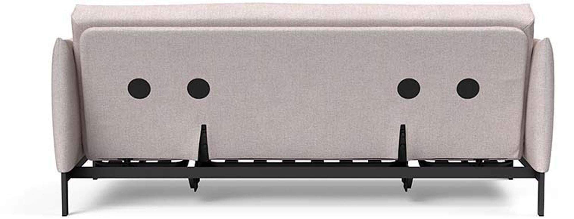 Entdecken Sie das Junus 140 Bettsofa Sharp Plus Cover von Innovation Living – stilvoll, platzsparend und ideal für vielseitige Wohnkonzepte.