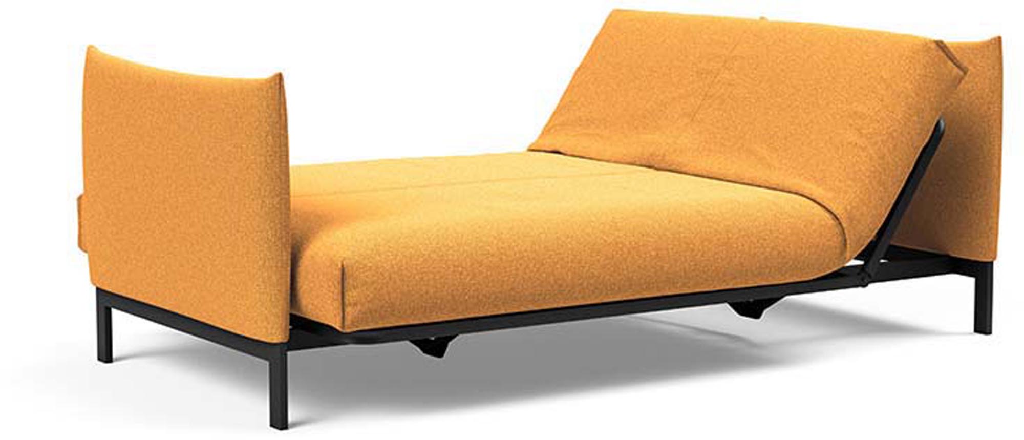 Entdecken Sie das Junus 140 Bettsofa Nordic Cover von Innovation Living – stilvoll, komfortabel und ideal für kleine Räume. Perfekt zum Sitzen und Schlafen!