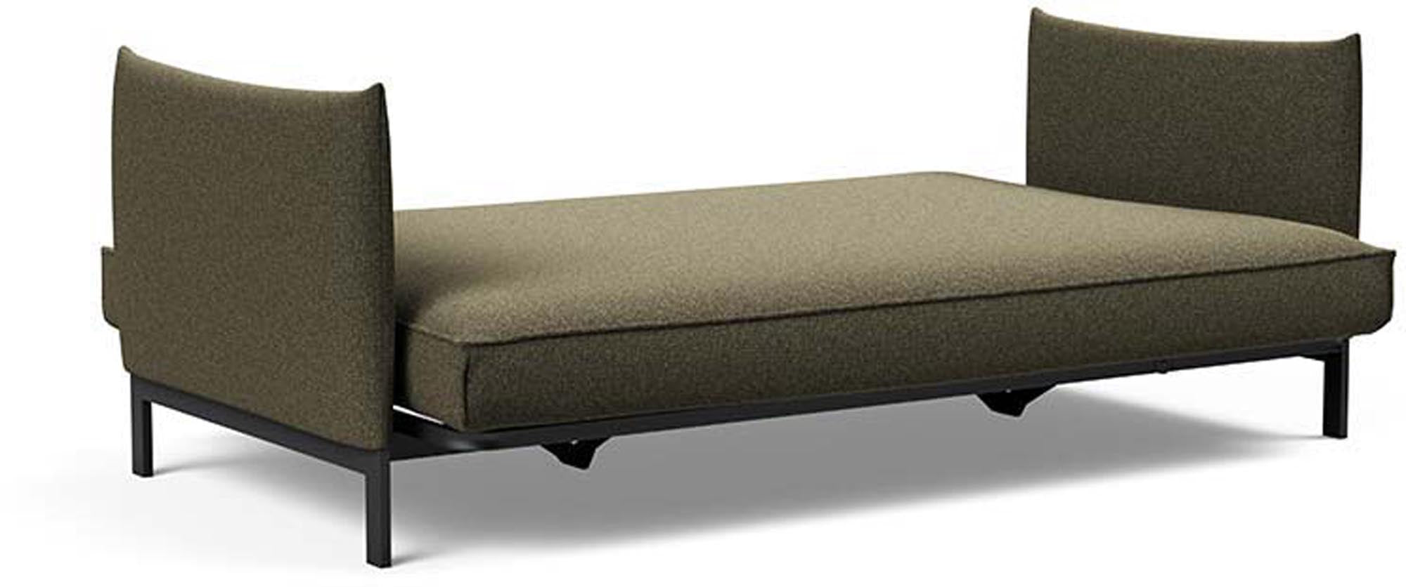 Erleben Sie das Junus 140 Bettsofa Sharp Plus Cover von Innovation Living – modernes Design, flexible Liegepositionen und hochwertige Materialien für optimalen Komfort.