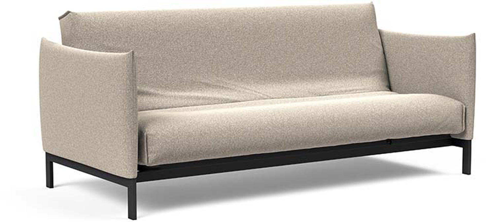 Erleben Sie das Junus 140 Bettsofa mit Nordic Cover von Innovation Living – modern, funktional und ideal für kleine Räume.