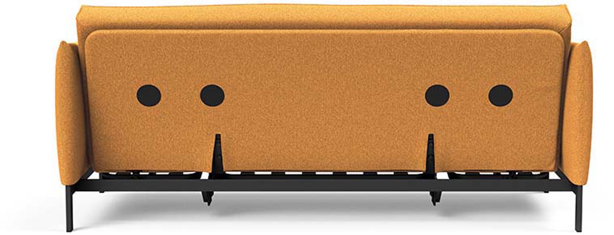 Erleben Sie das Junus 140 Bettsofa Sharp Plus Cover von Innovation Living – modern, funktional und perfekt für kleine Räume.