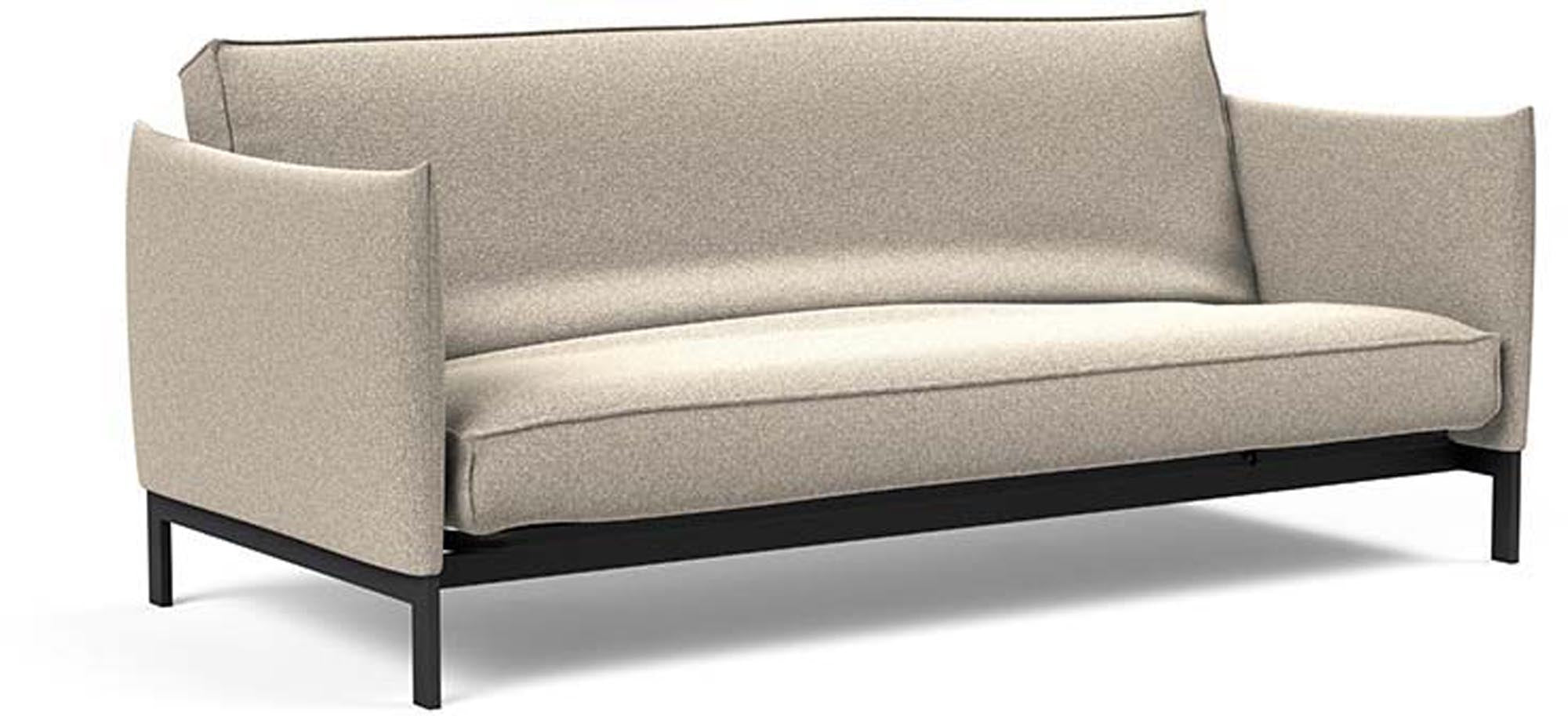Erleben Sie das Junus 140 Bettsofa Sharp Plus Cover von Innovation Living – modern, funktional und perfekt für kleine Räume.