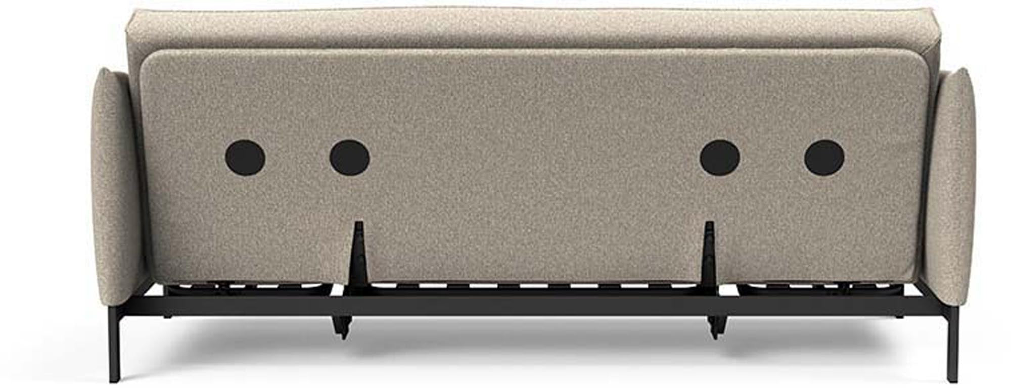 Erleben Sie das Junus 140 Bettsofa Sharp Plus Cover von Innovation Living – modern, funktional und perfekt für kleine Räume.